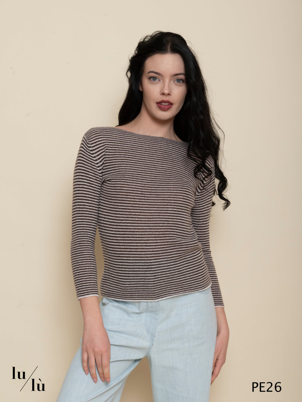 Margherita - Maglia donna girocollo in cashmere 100%
