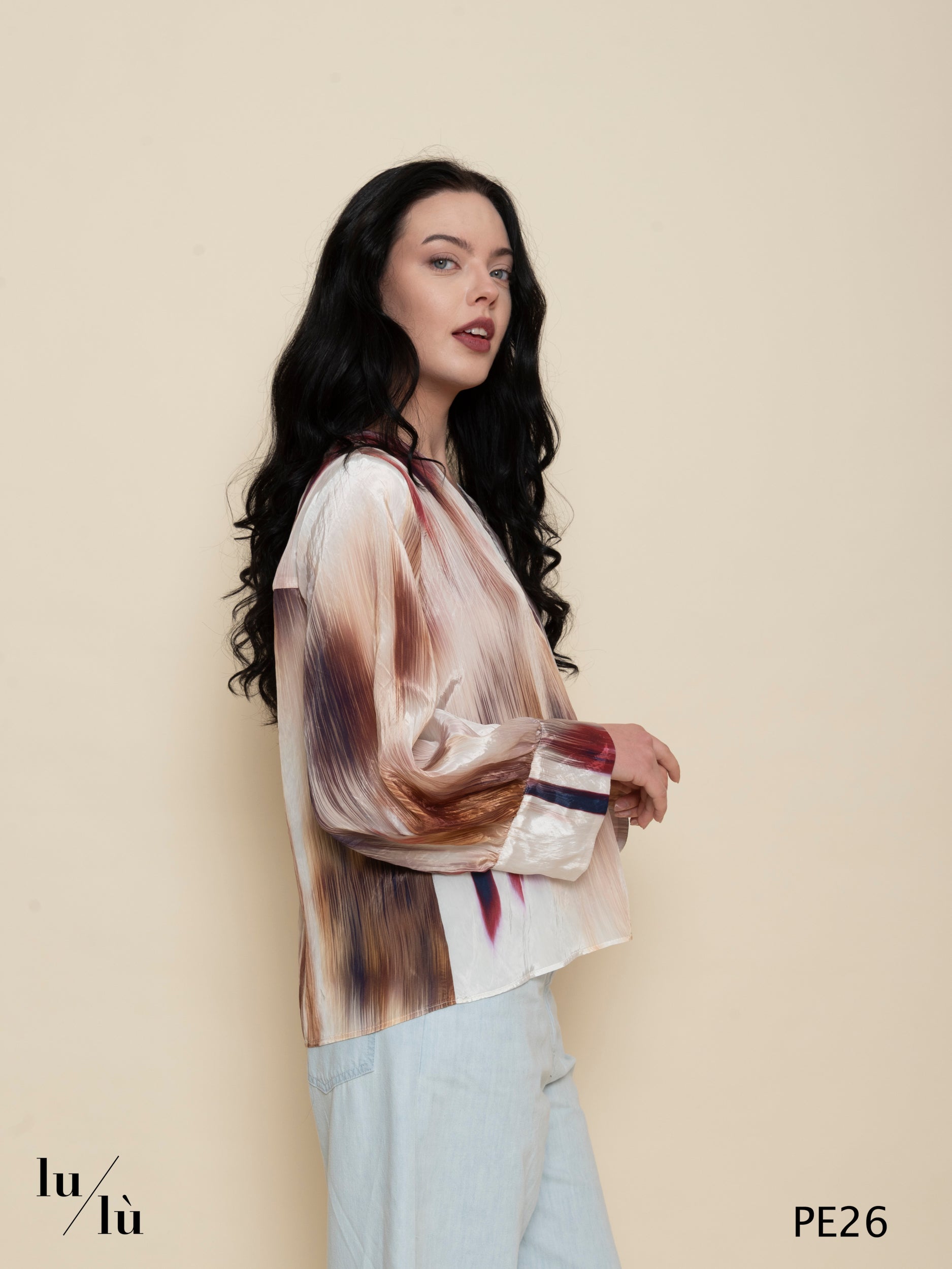 Sabina - Camicia donna in viscosa stampata