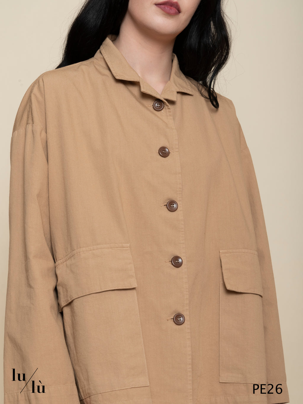 Begonia - Giacca / trench donna in cotone 100%