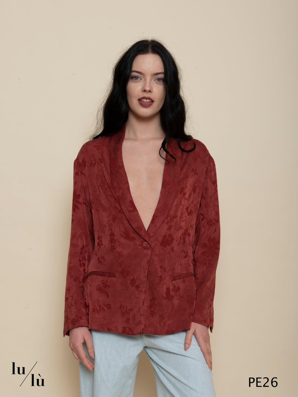 Picea - Giacca donna over in lyocell e viscosa