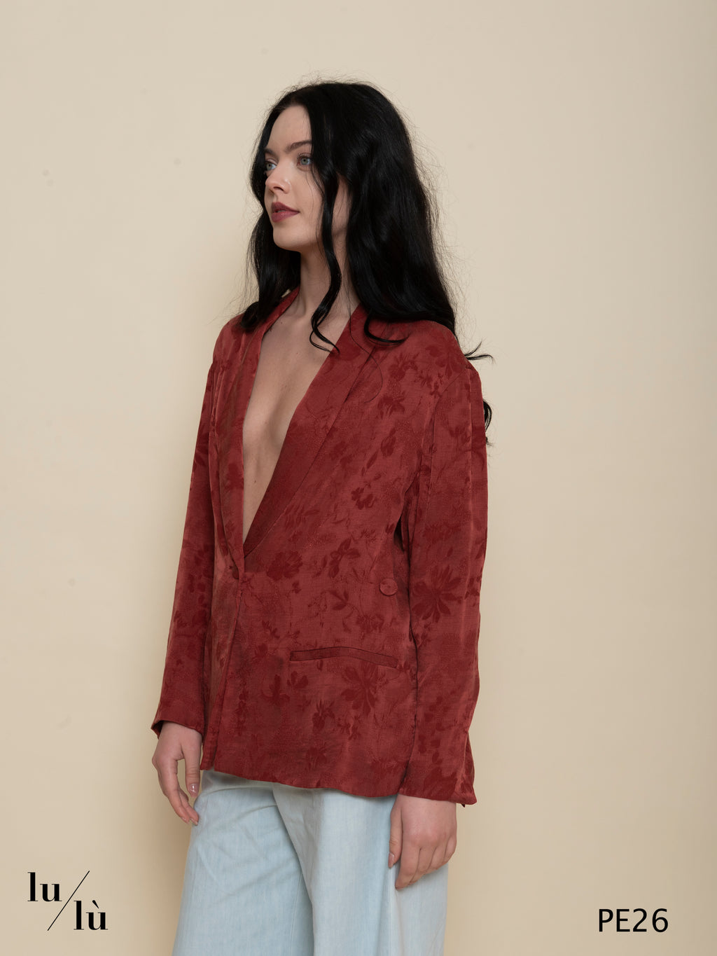 Picea - Giacca donna over in lyocell e viscosa