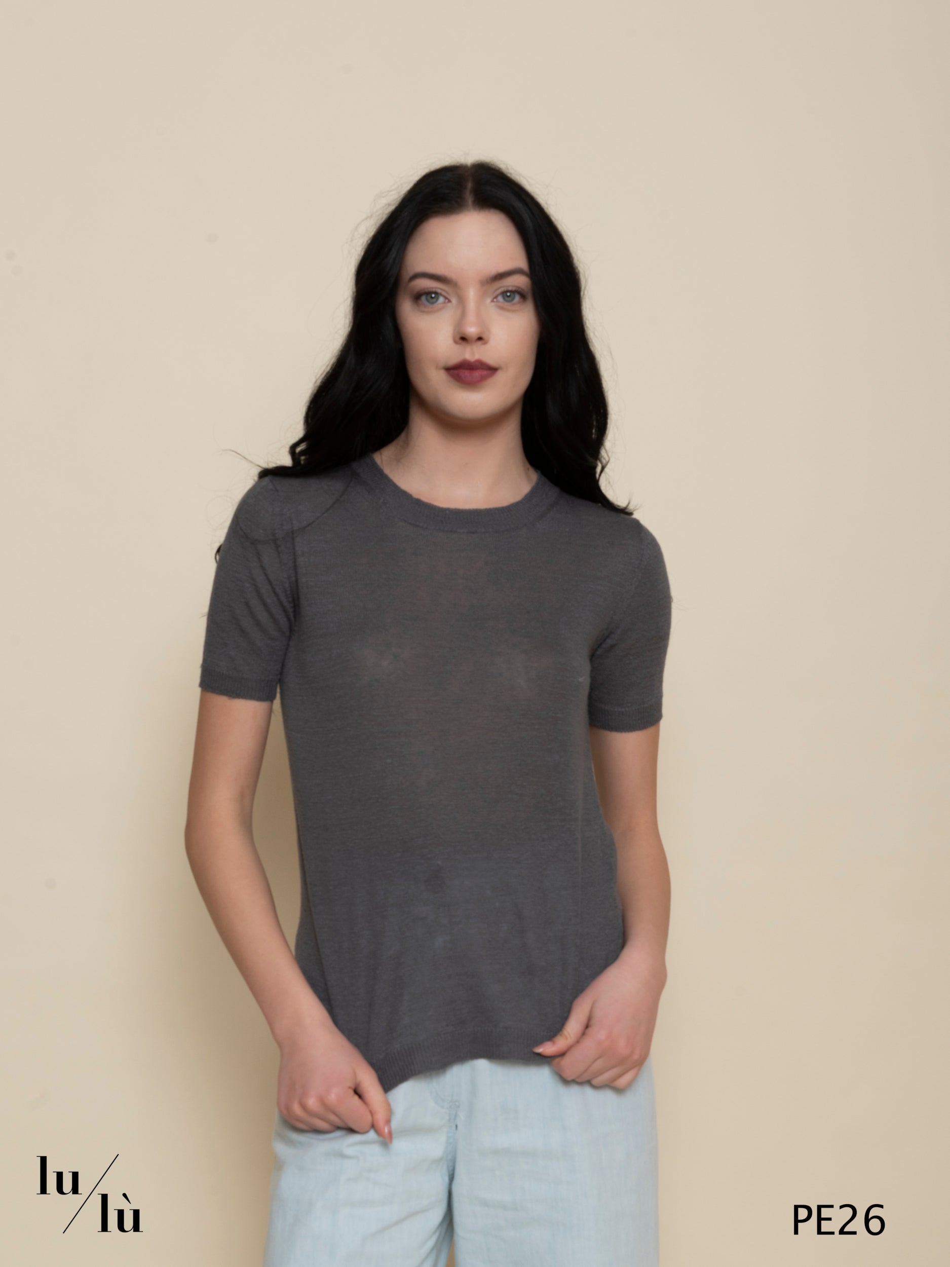Cassia - T-shirt donna in lino 100%