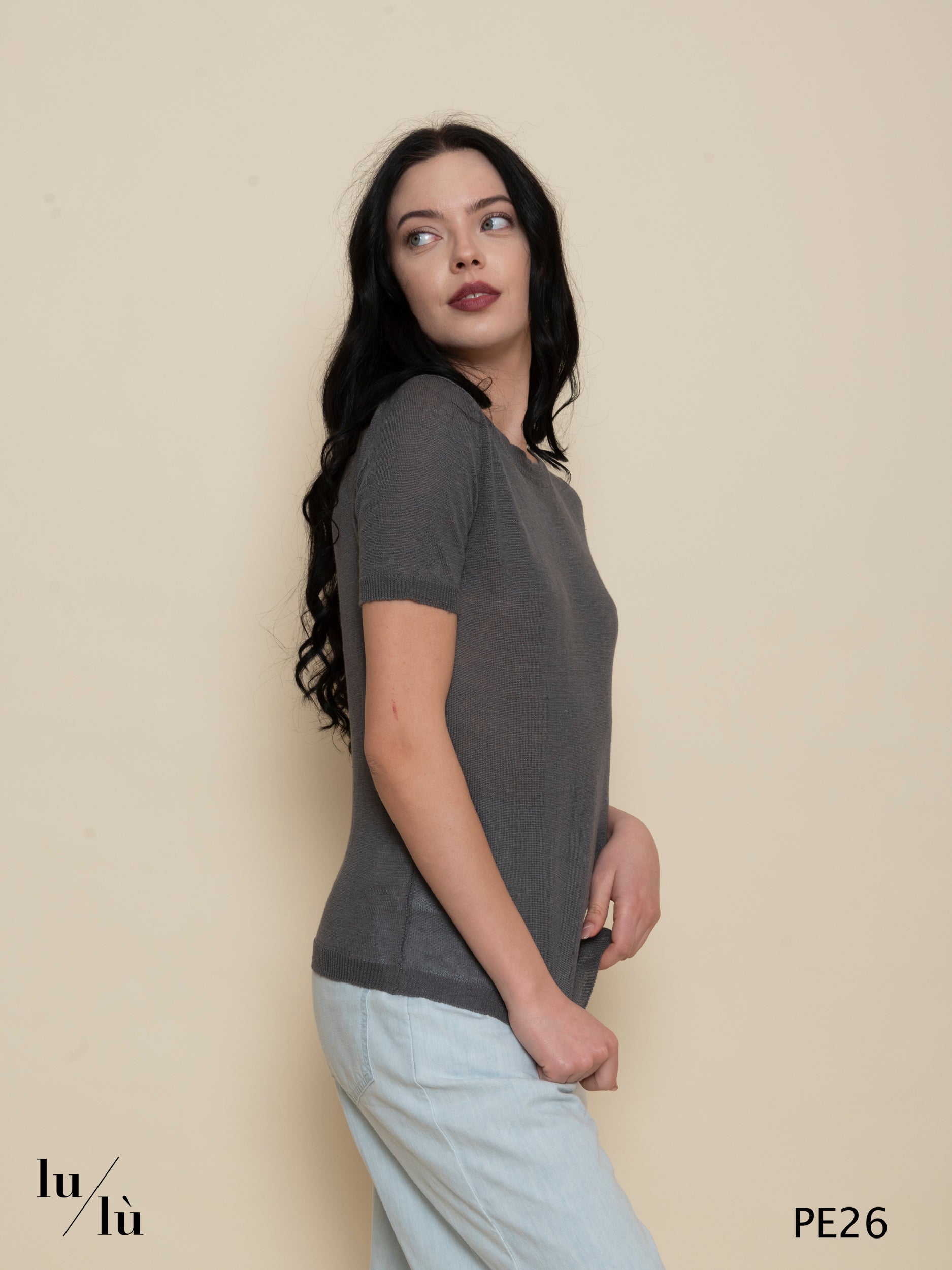 Cassia - T-shirt donna in lino 100%
