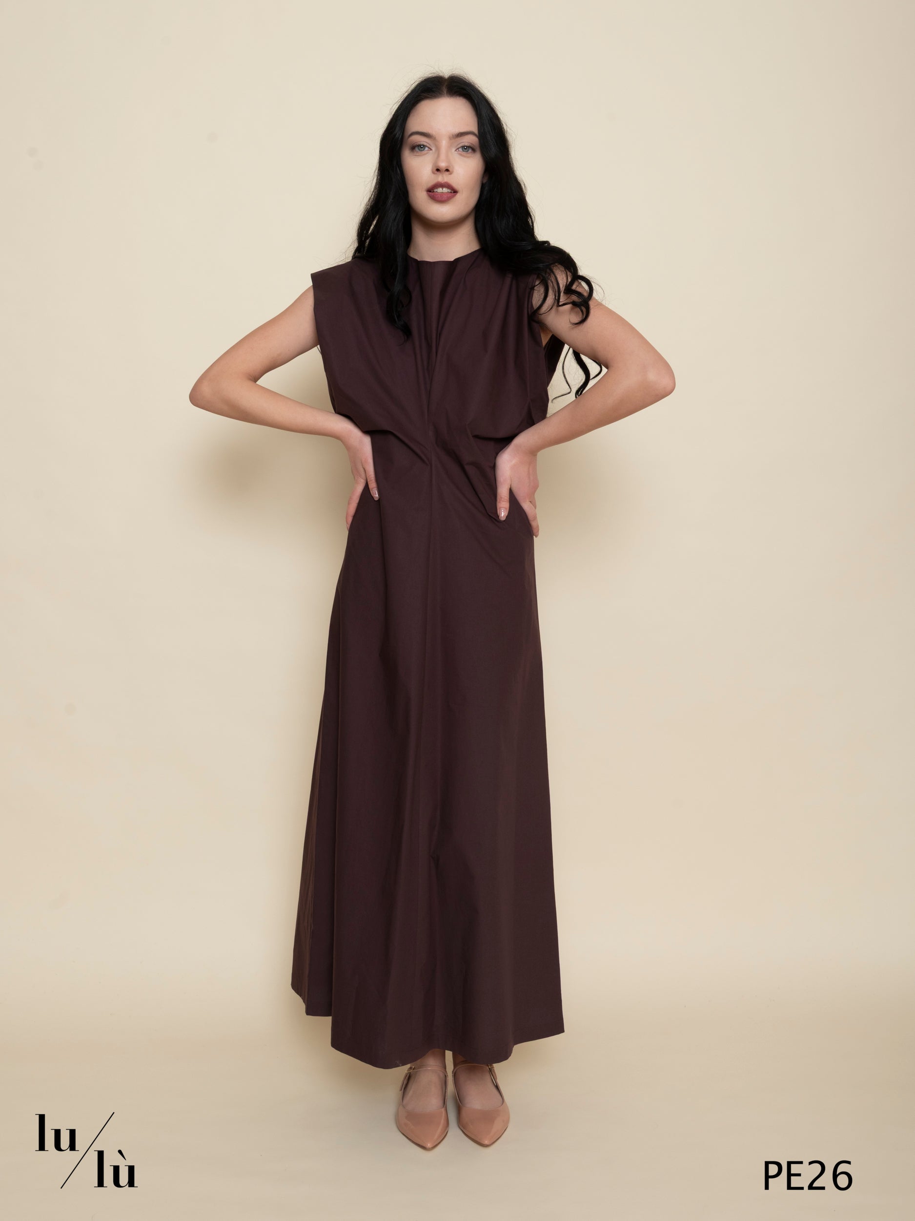 Melia - Abito donna midi in cotone 100%