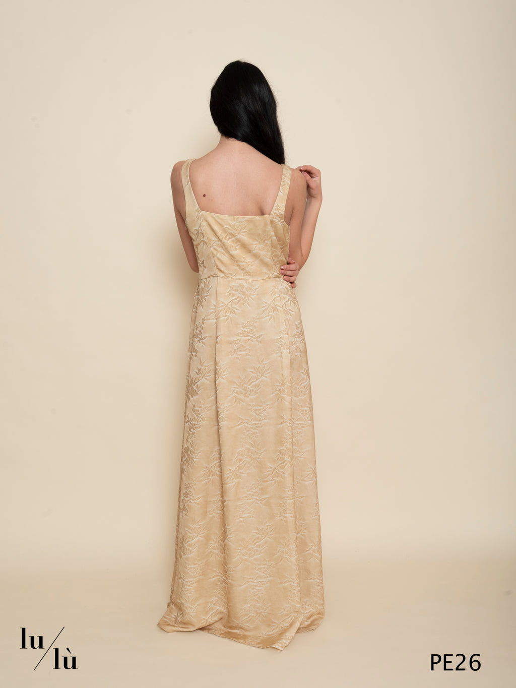 Sonora - Abito donna lungo in viscosa jacquard