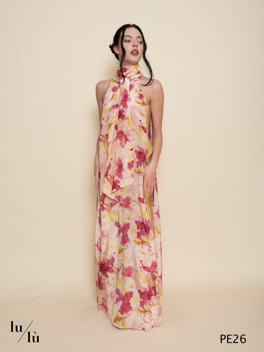 Despierta - Abito donna lungo smanicato in viscosa