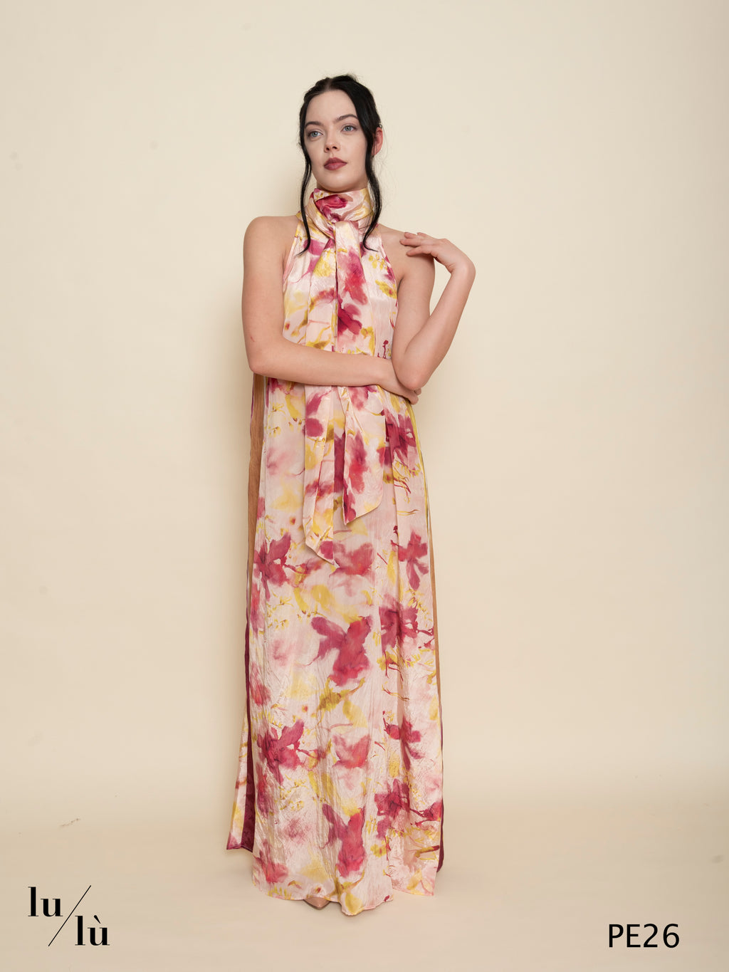 Despierta - Abito donna lungo smanicato in viscosa