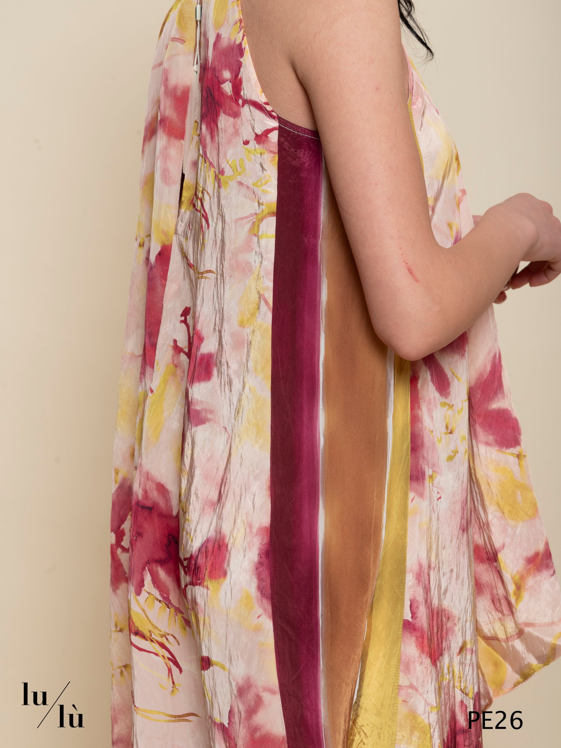 Despierta - Abito donna lungo smanicato in viscosa