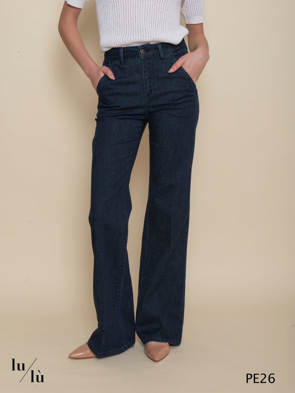 Dafne - Jeans donna flared stretch