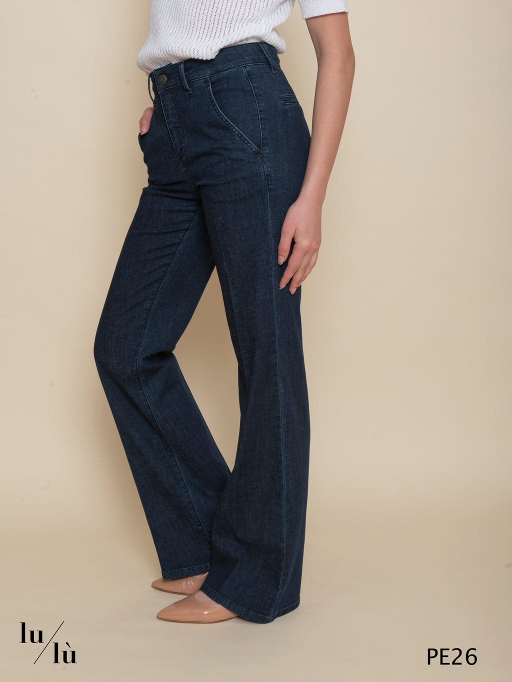 Dafne - Jeans donna flared stretch