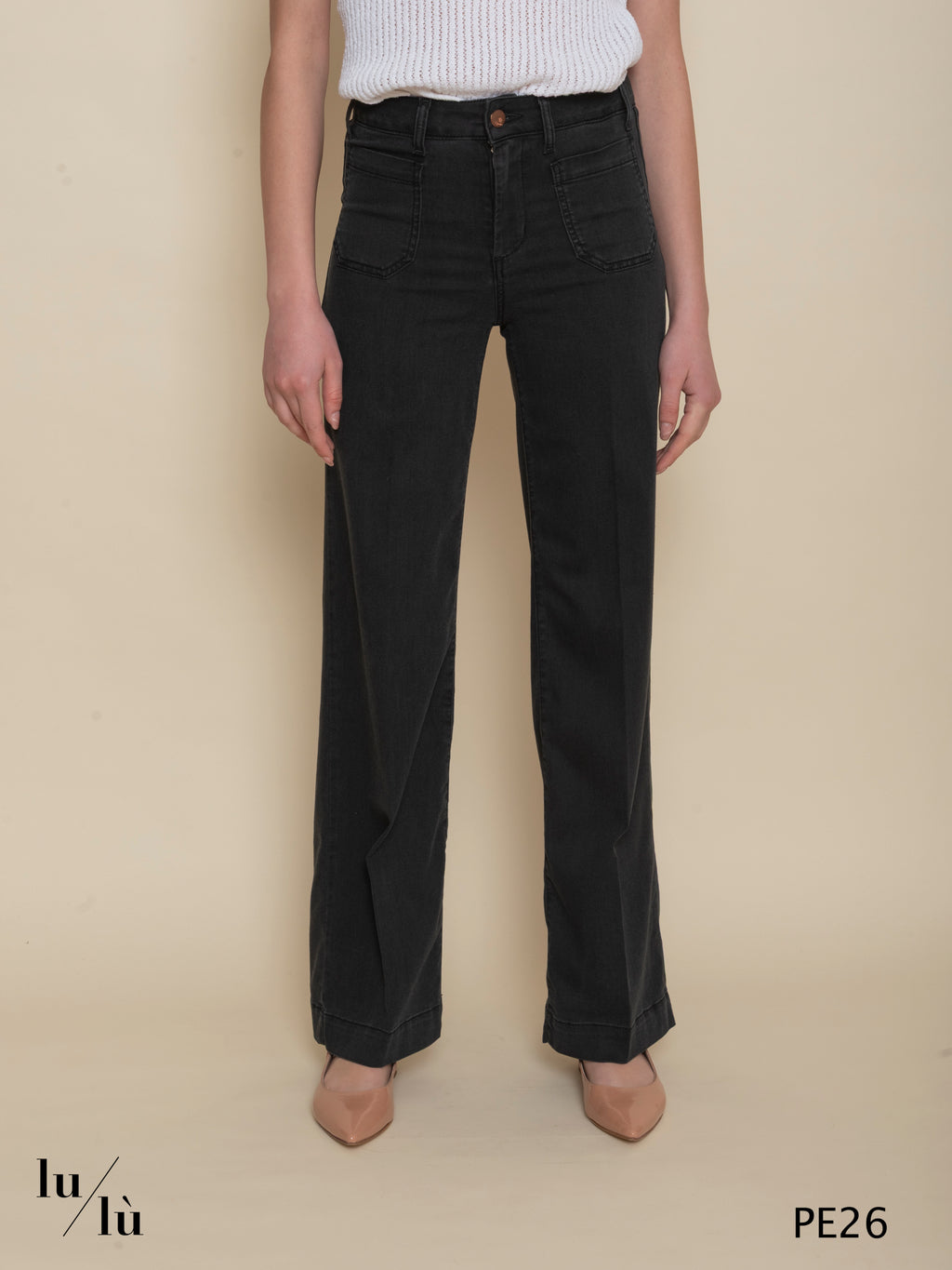 Edera - Jeans stretch donna in lyocell e cotone