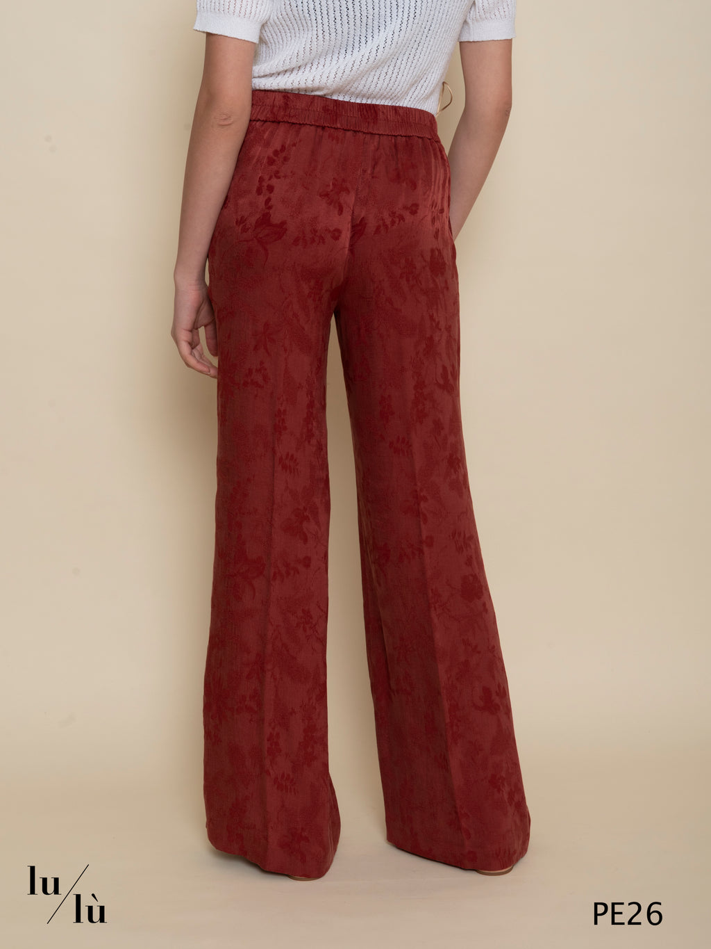 Maraio - Pantalone lungo donna fluido in lyocell e viscosa