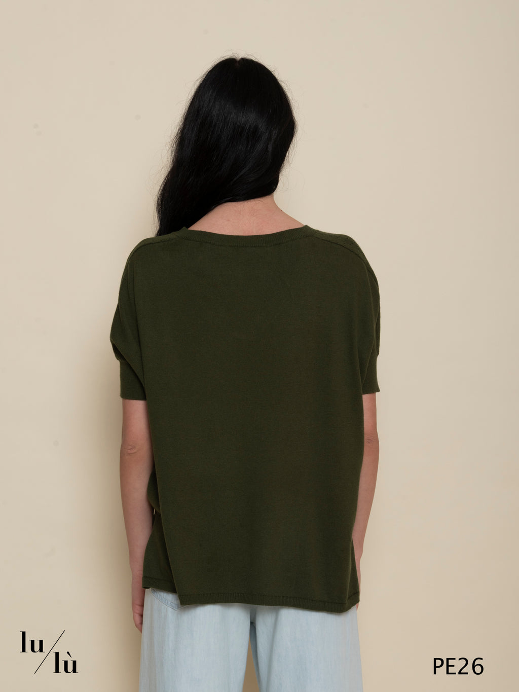 Alissa Green - Poncho donna in cotone e cashmere