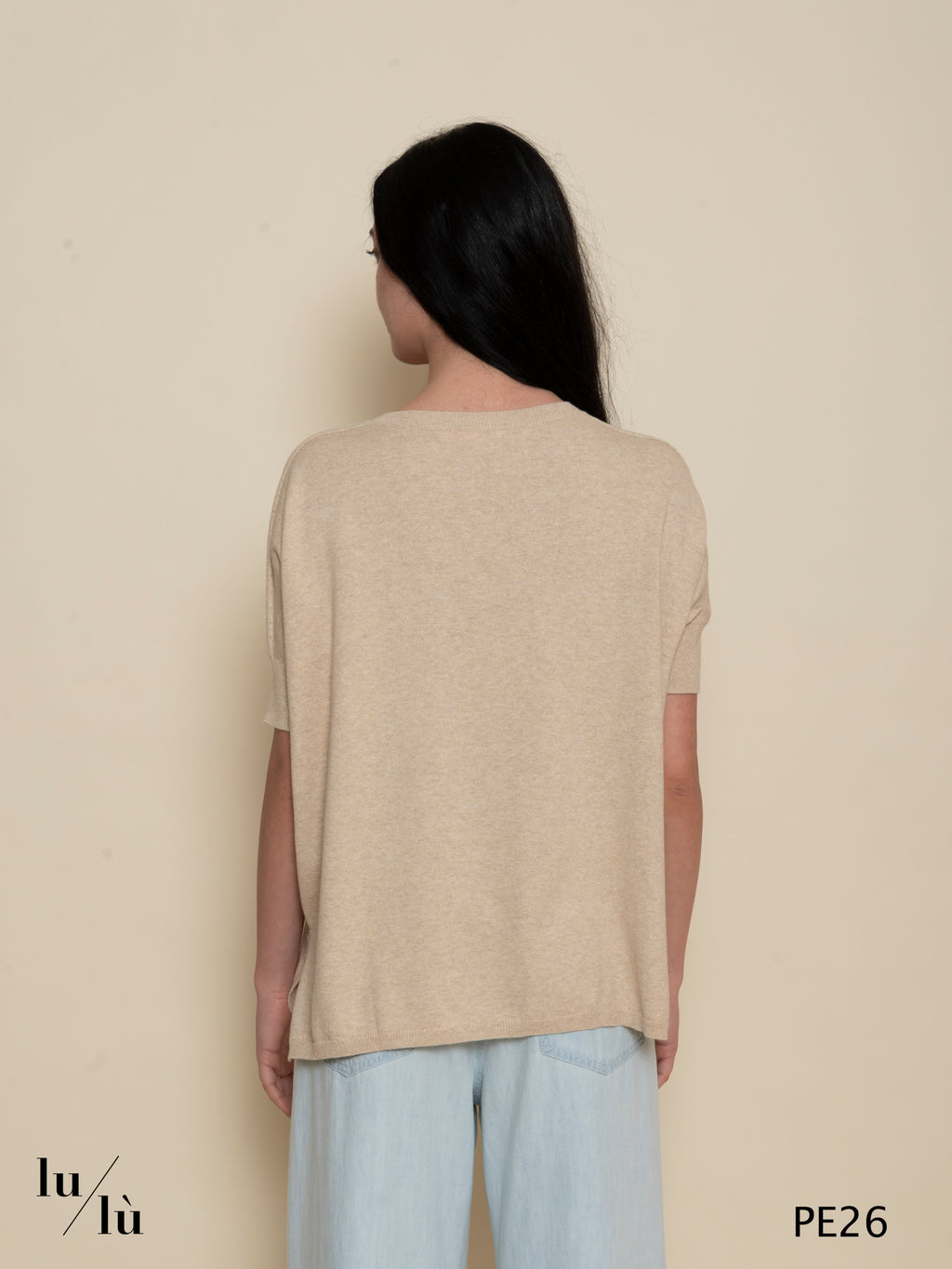 Alyssa OAT - Poncho donna in cotone e cashmere