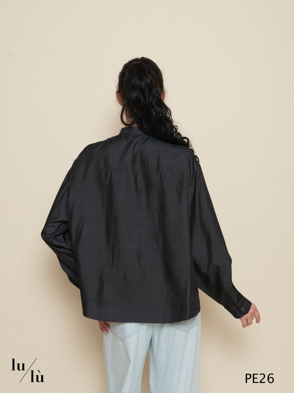 Hampton - Blusa donna in seta doppia abbottonatura