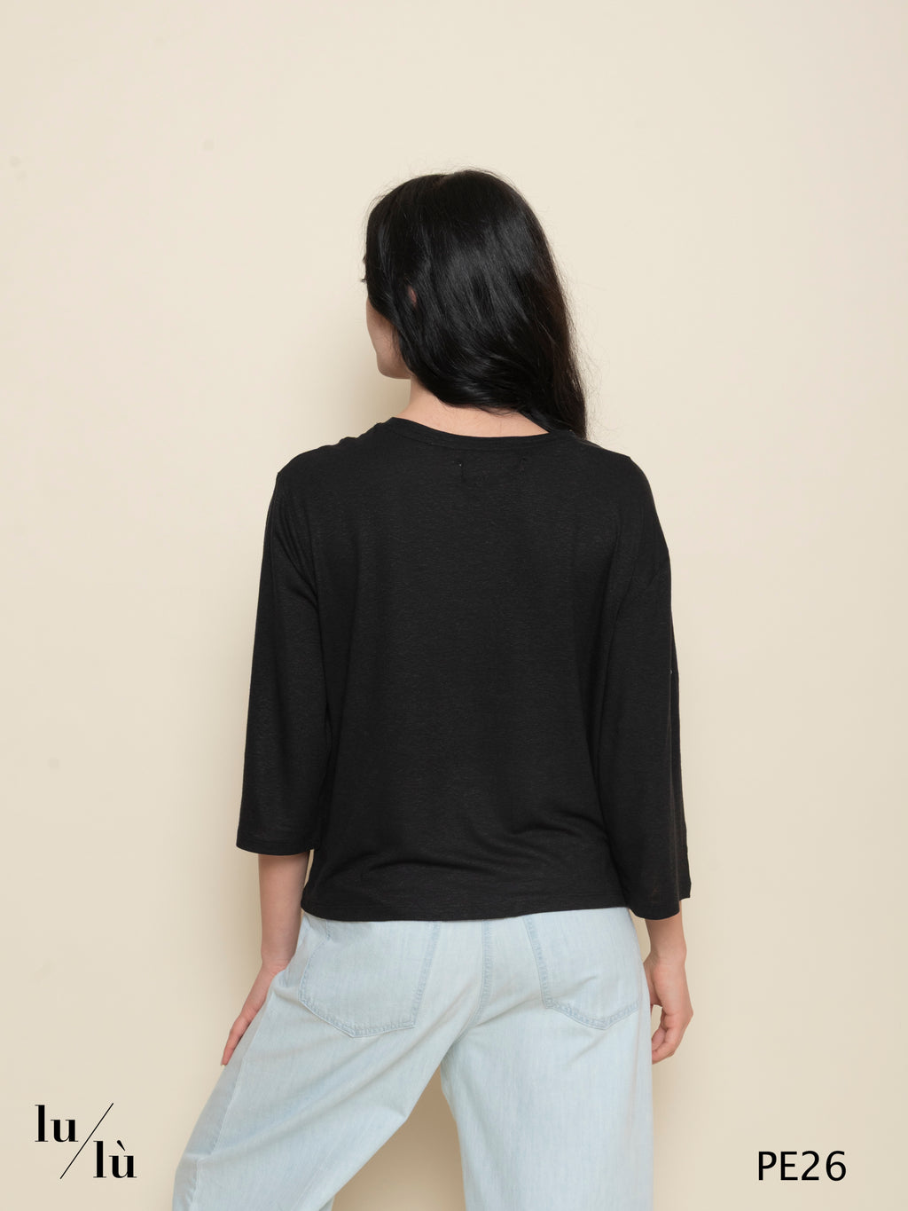 Calendula - T-shirt donna in viscosa e lino