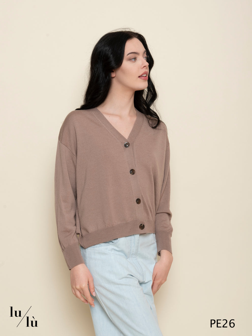 Idem - Cardigan donna in pura lana merinos