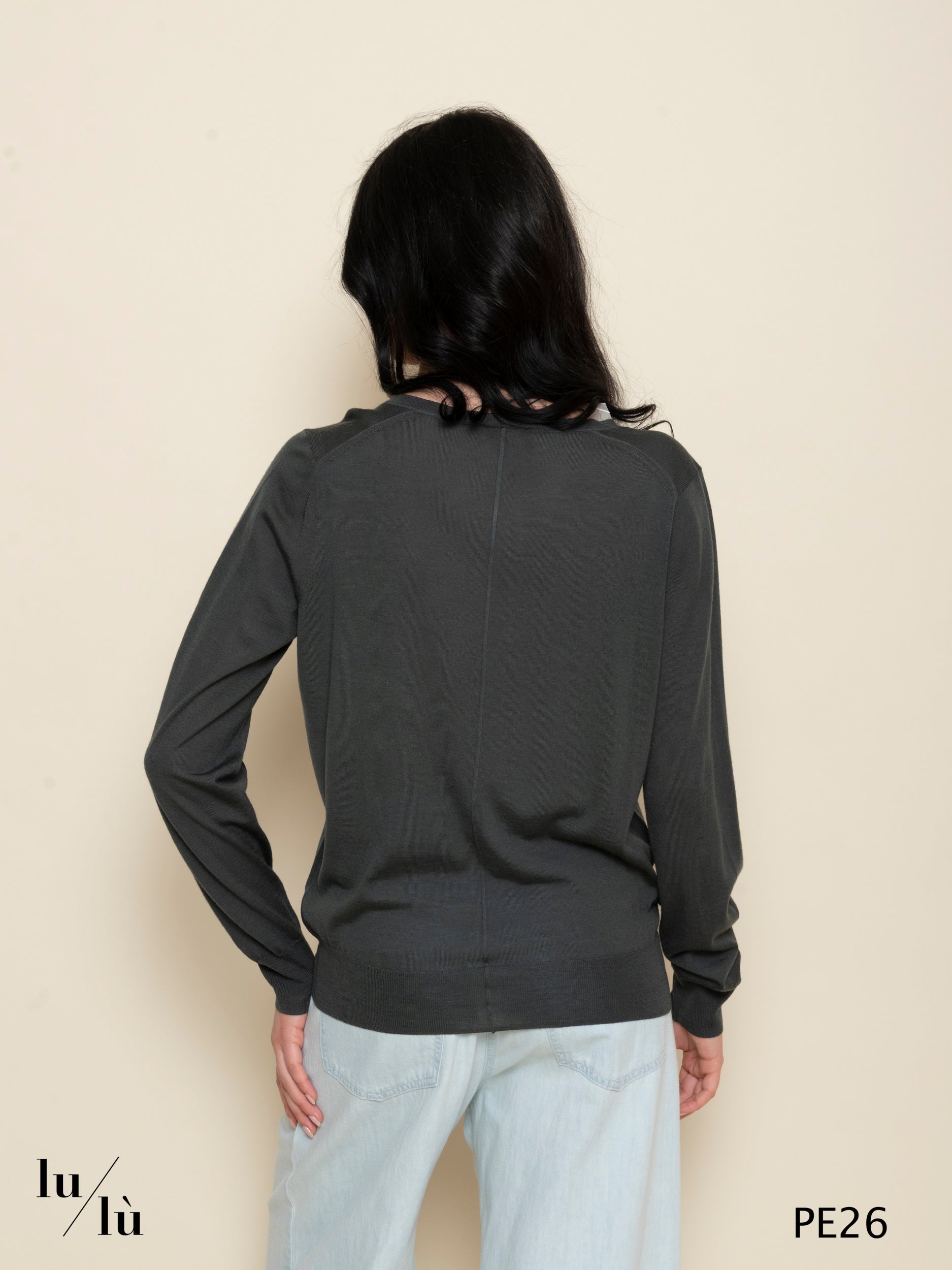 Derek - Maglia donna in pura lana merinos