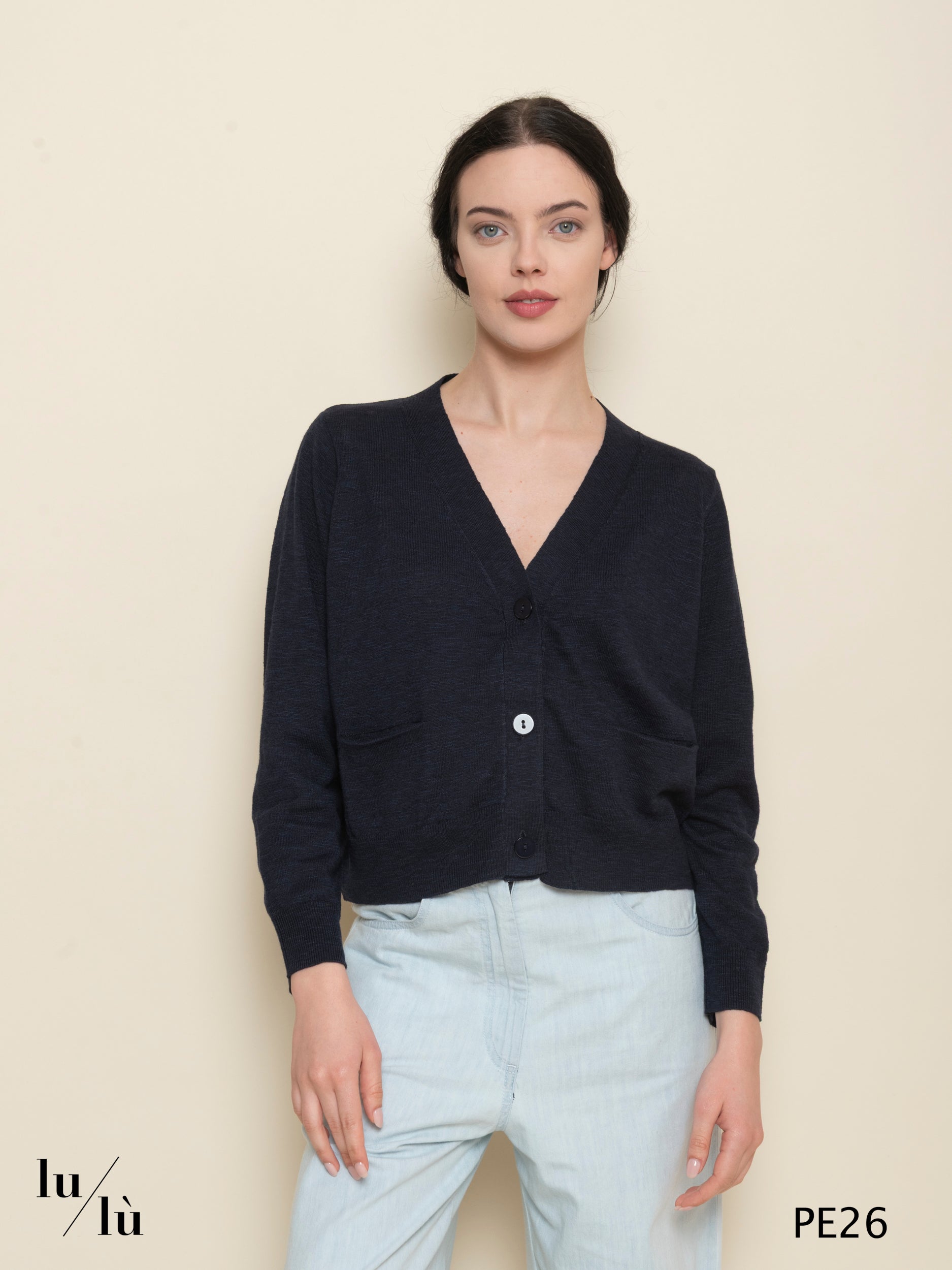 Gloriosa - Cardigan donna in lino e cotone