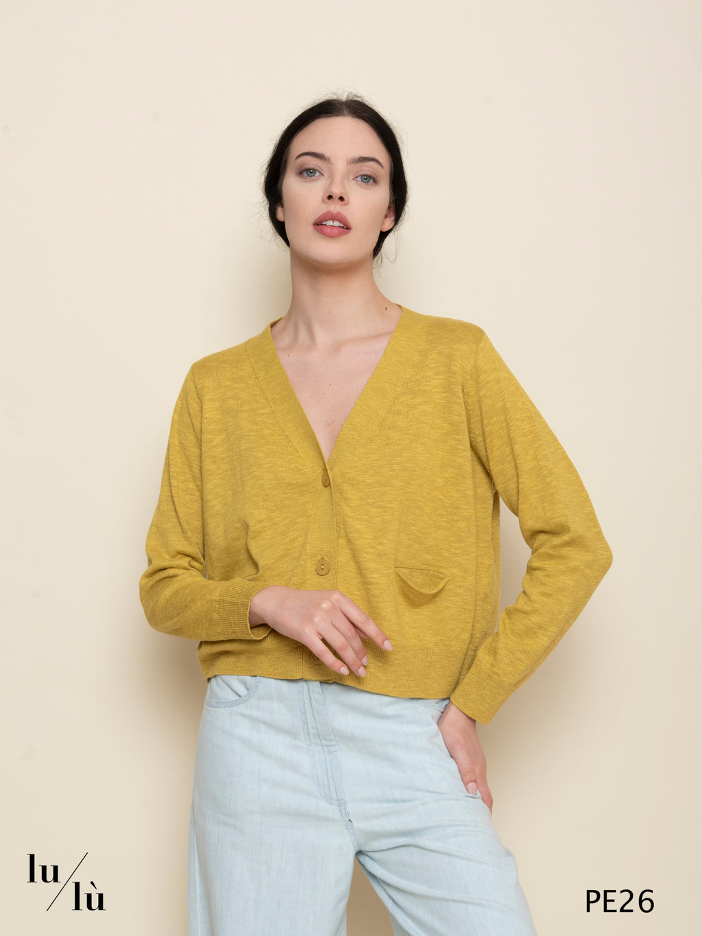 Gloriosa - Cardigan donna in lino e cotone