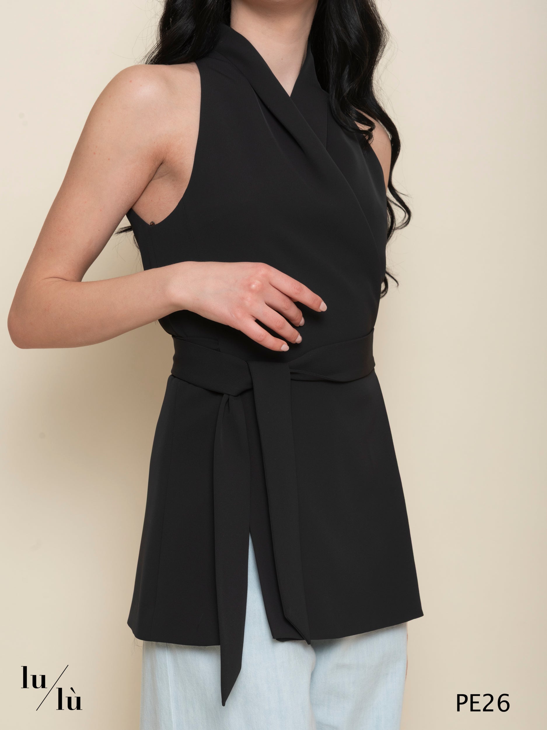 Veronica - Gilet donna in acetato e viscosa