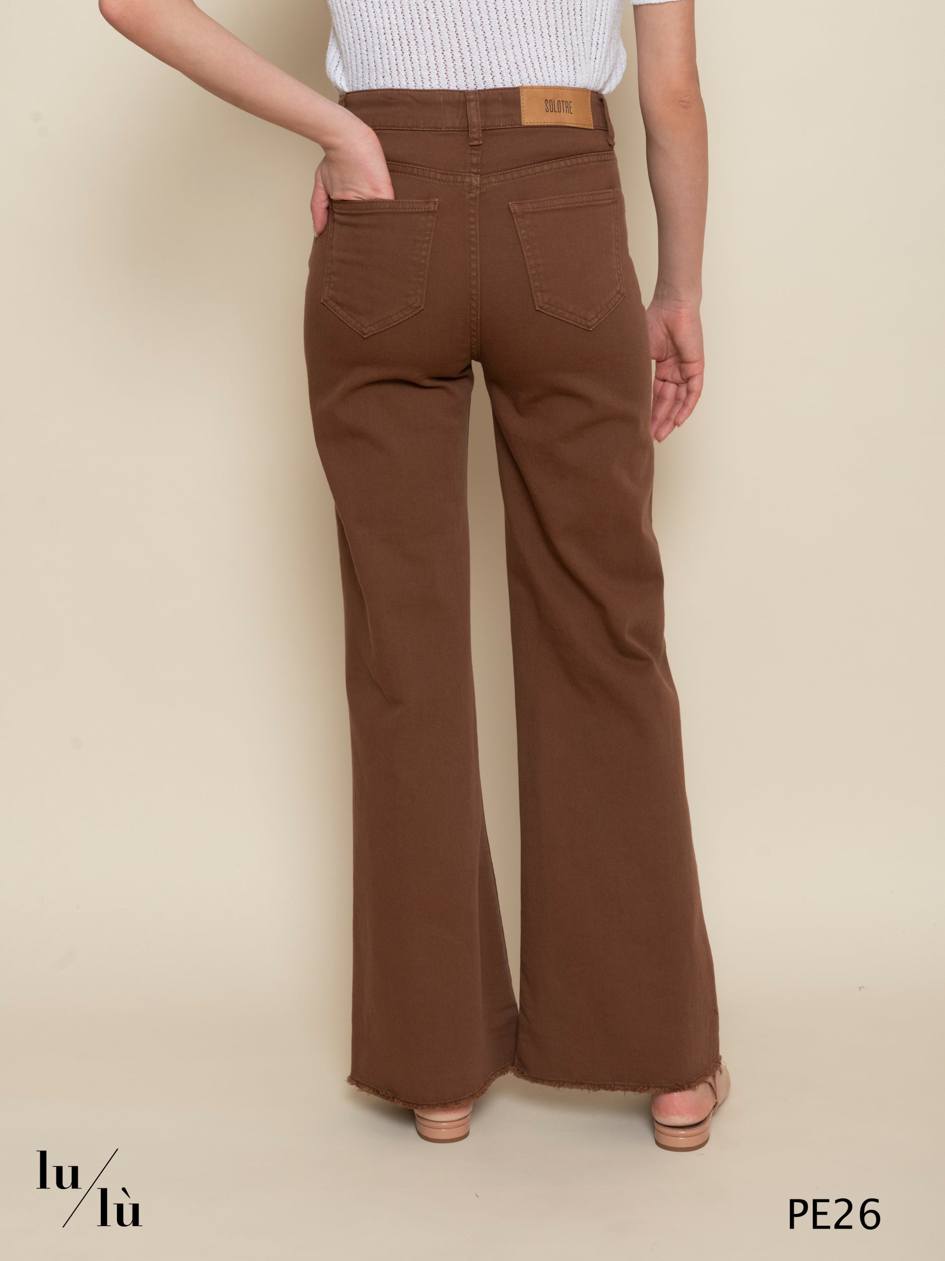 Cloe - Pantalone donna 5 tasche in cotone stretch