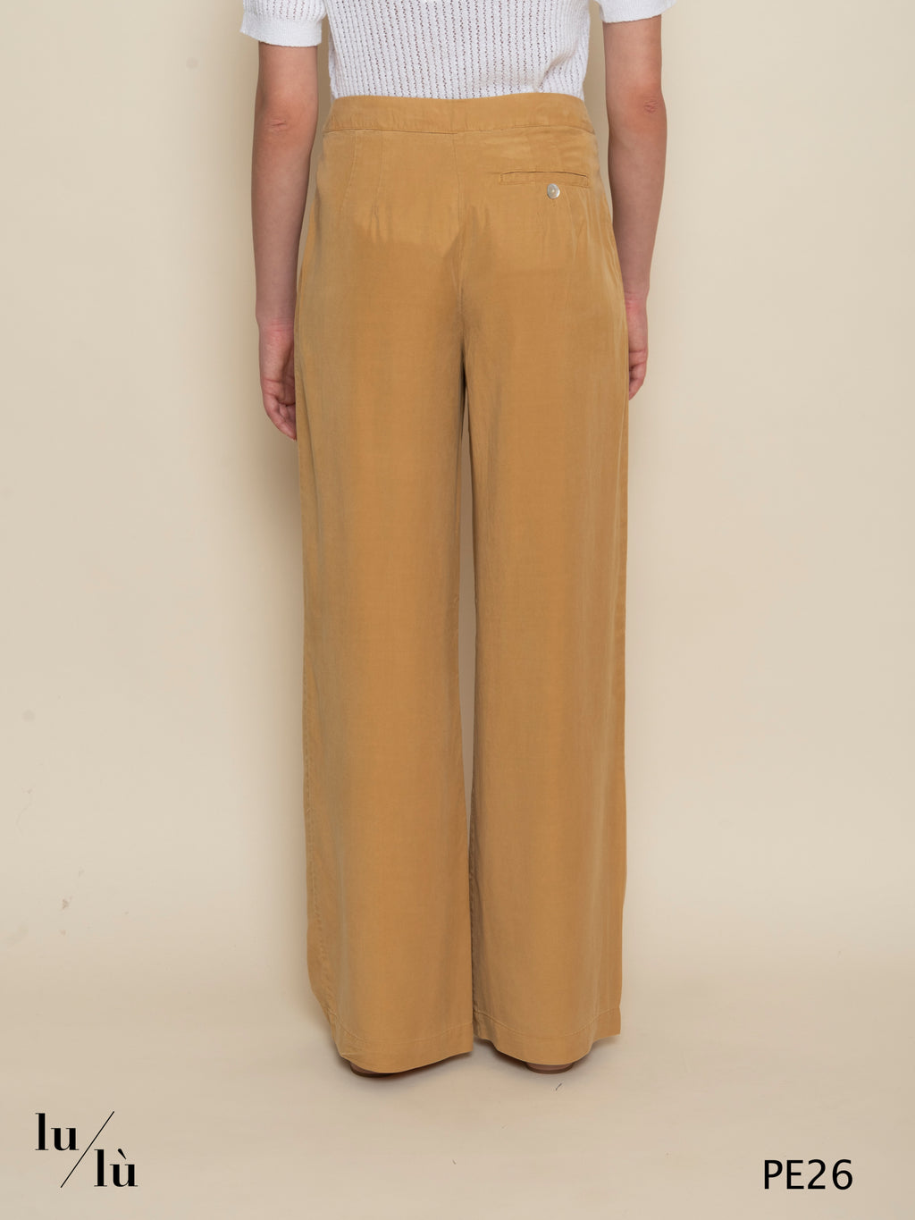 Coralia - Pantalone donna ampio in viscosa e lyocell