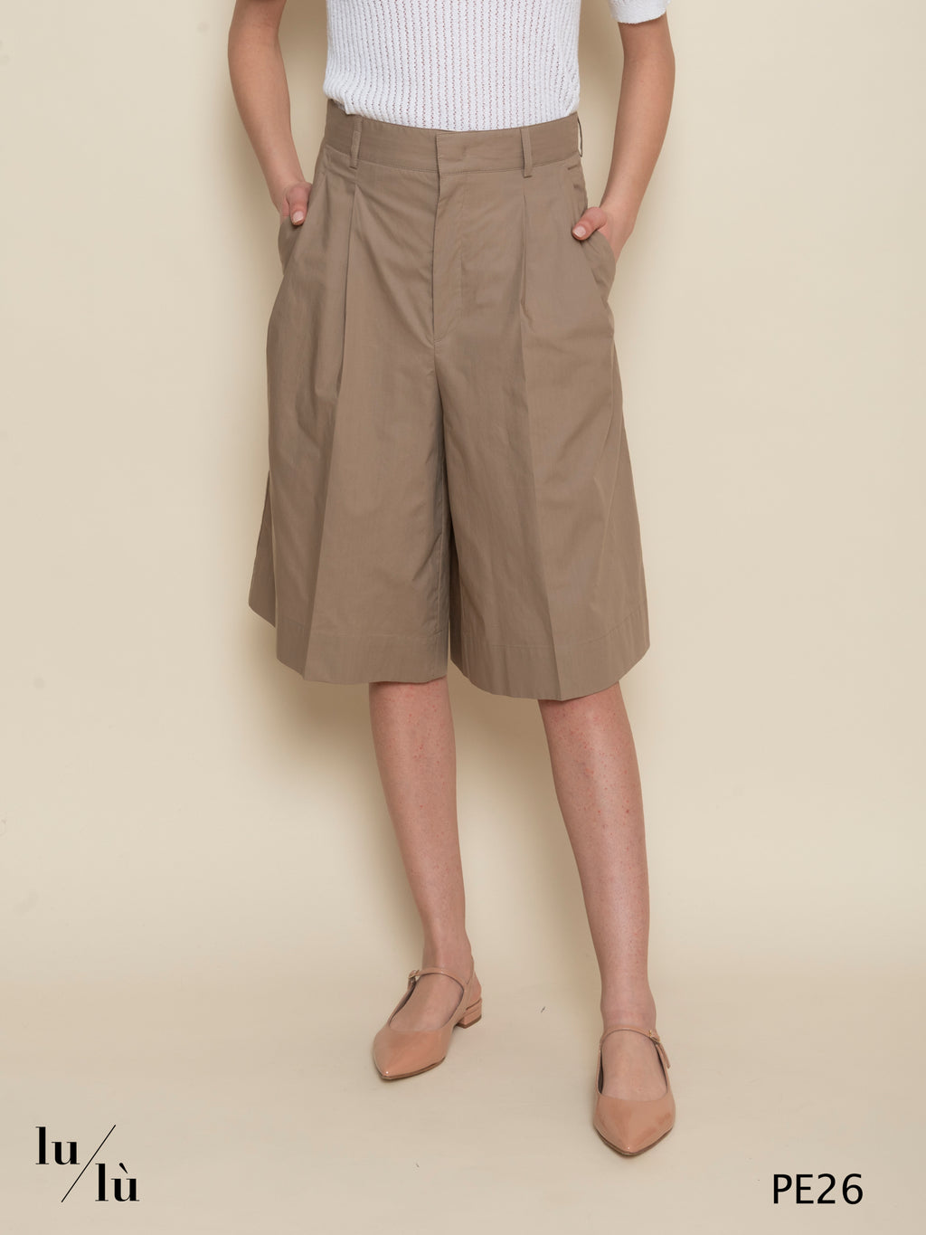 Imogem - Bermuda donna in puro cotone