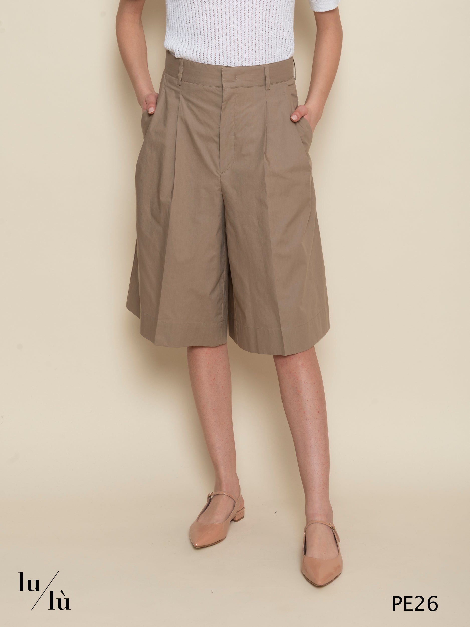 Imogem - Bermuda donna in puro cotone