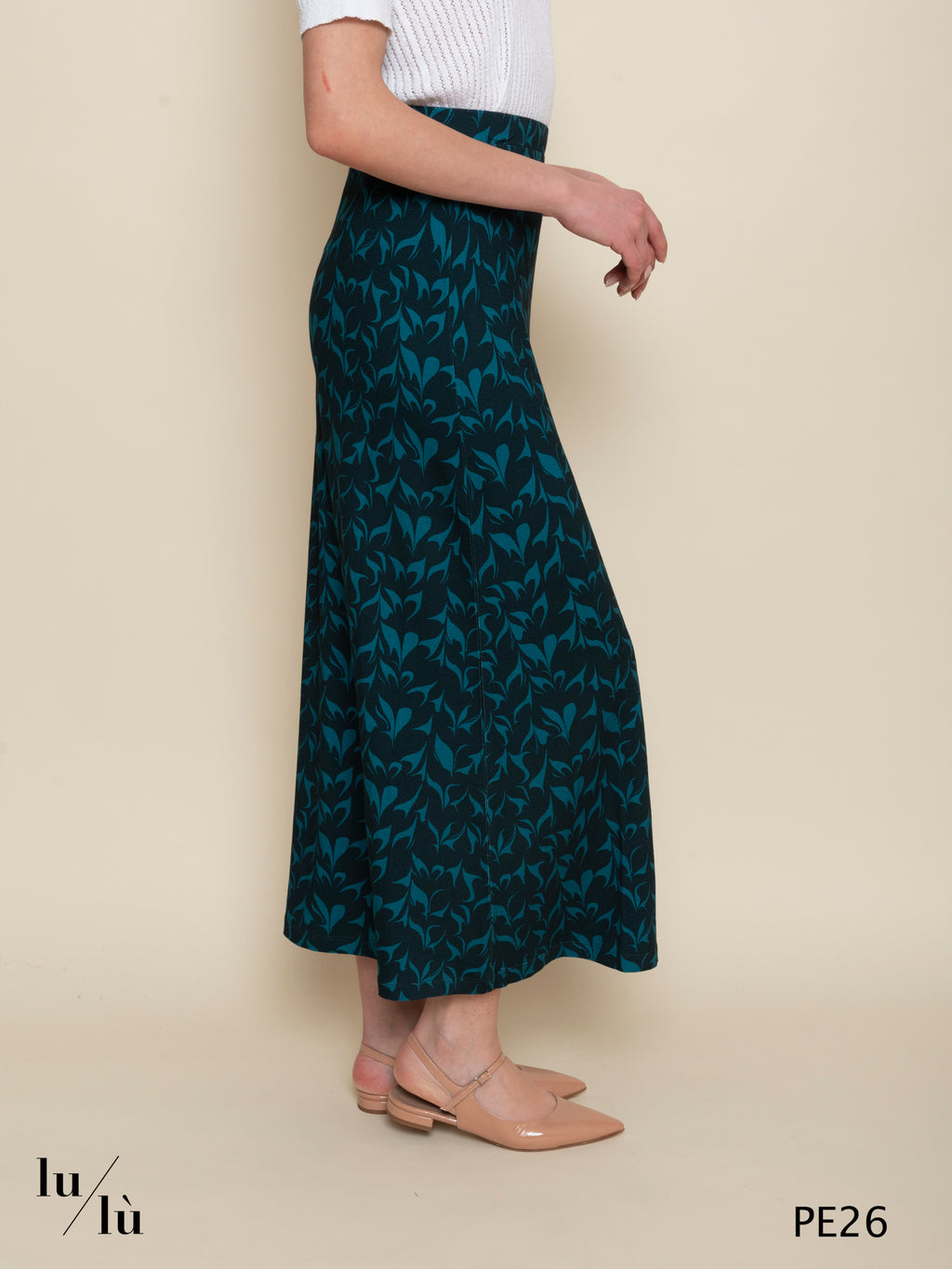 Acacia - Gonna midi in jersey di viscosa