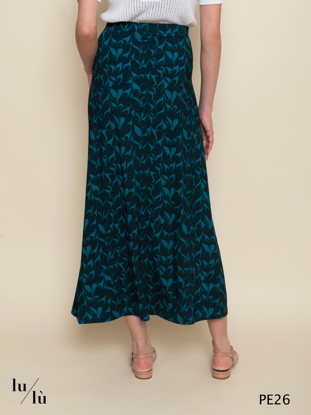 Acacia - Gonna midi in jersey di viscosa