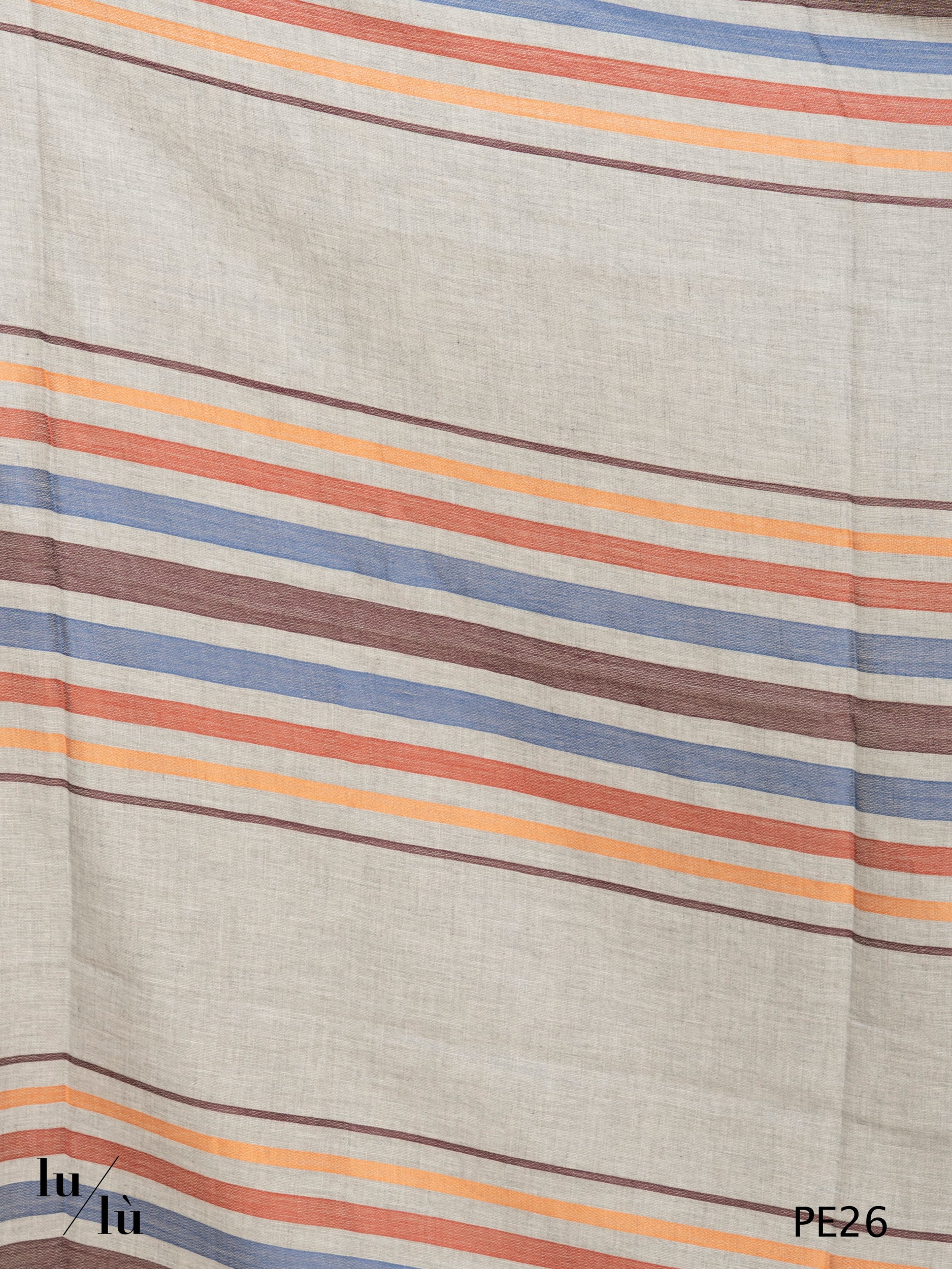 Mirra - Foulard a righe multicolor