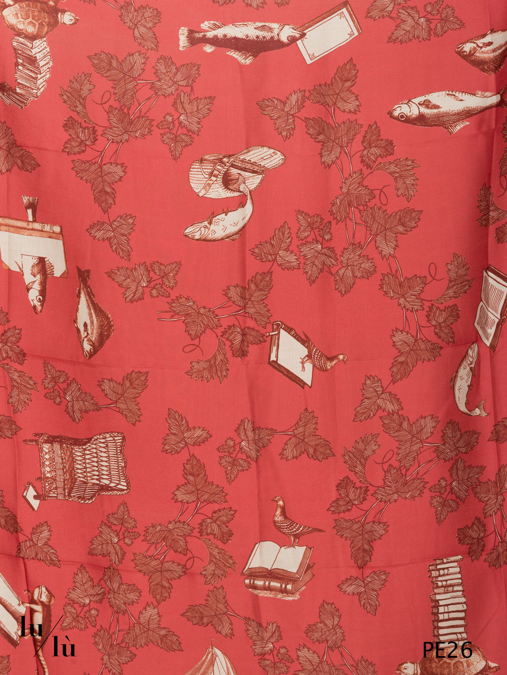 Maggiorana Rossa - Foulard quadrato stampa digitale