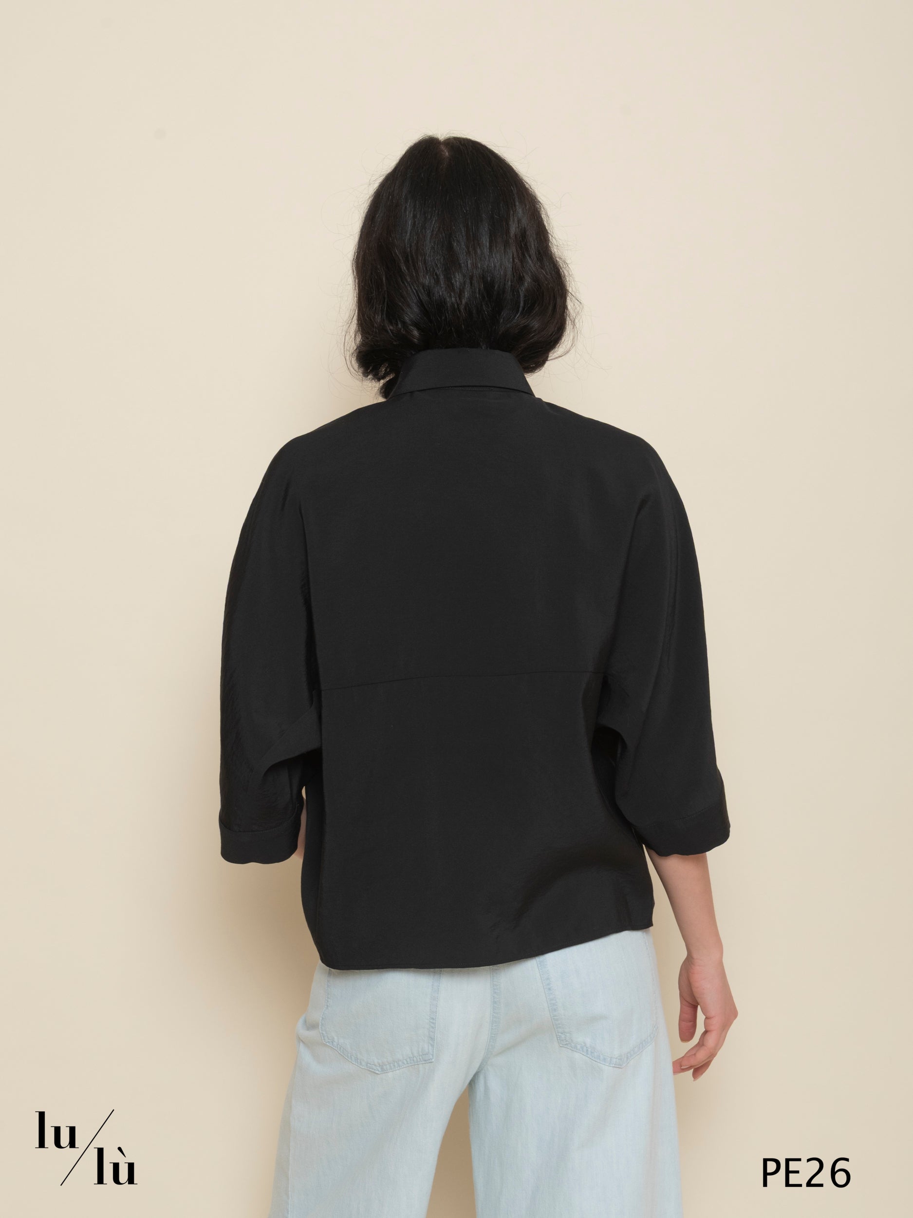 Acantha - Camicia donna boxy in modal manica corta