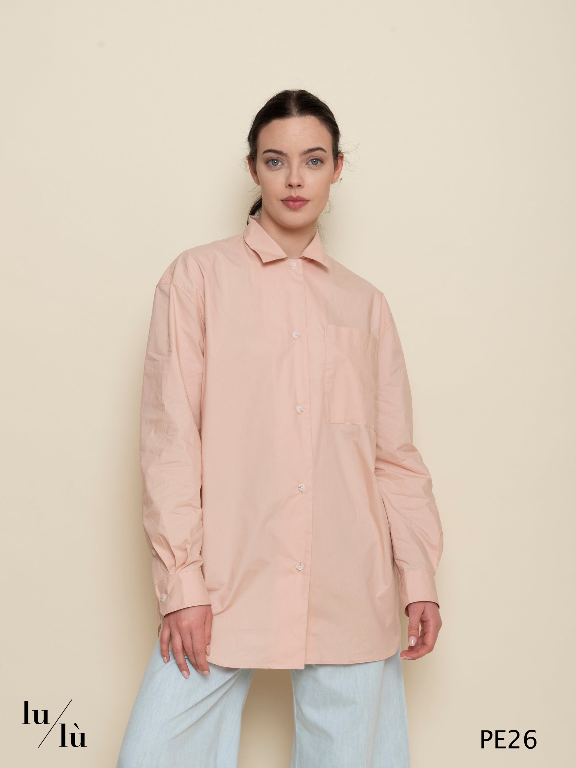 Itaque - Camicia donna oversize in cotone