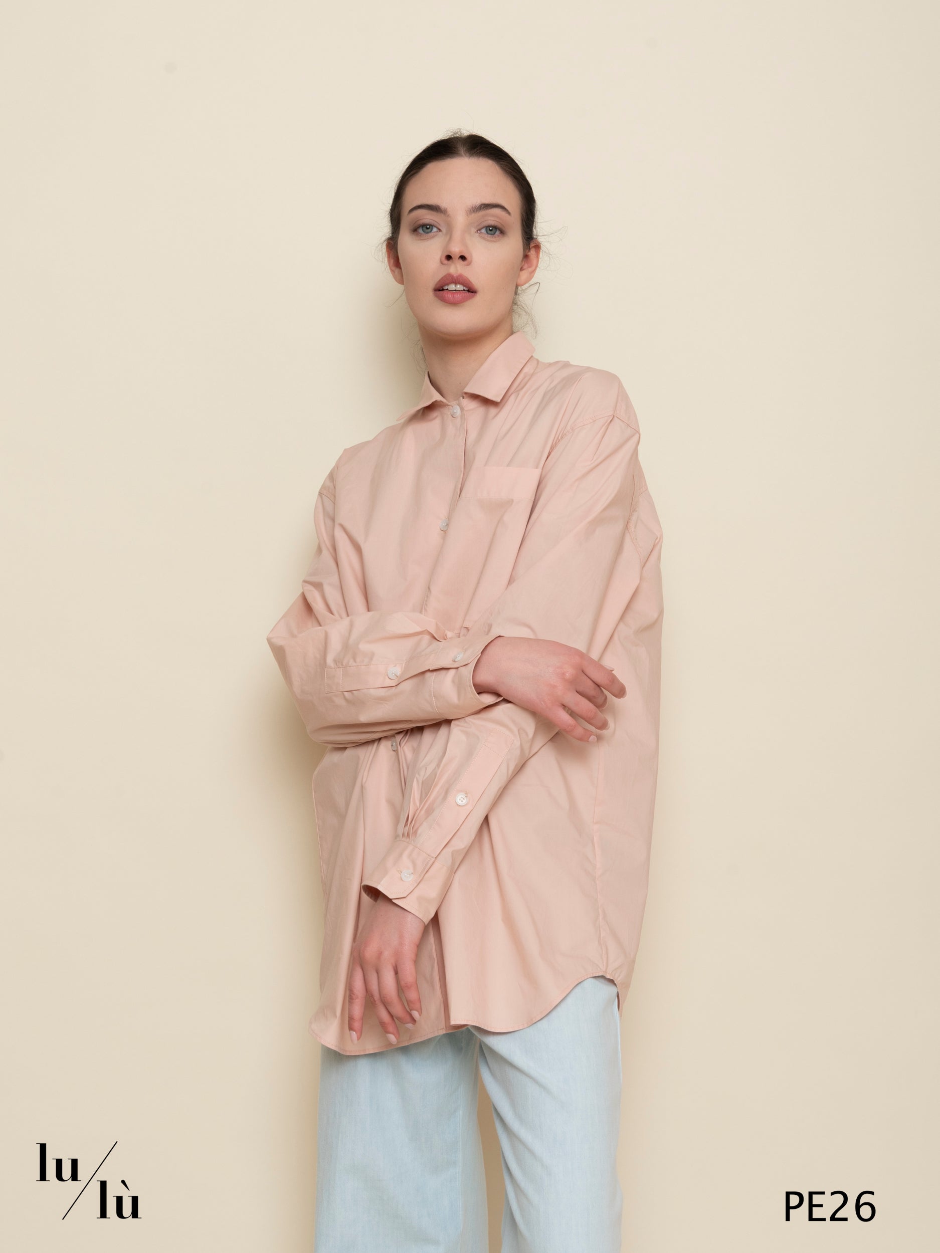 Itaque - Camicia donna oversize in cotone