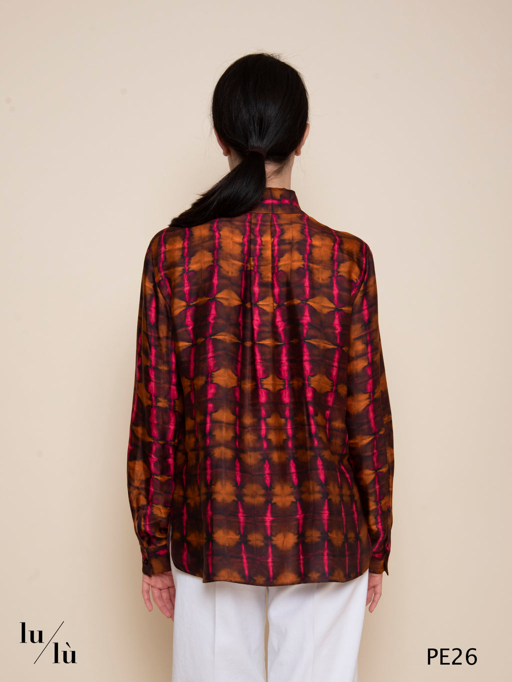 Arles - Blusa donna stampata in viscosa