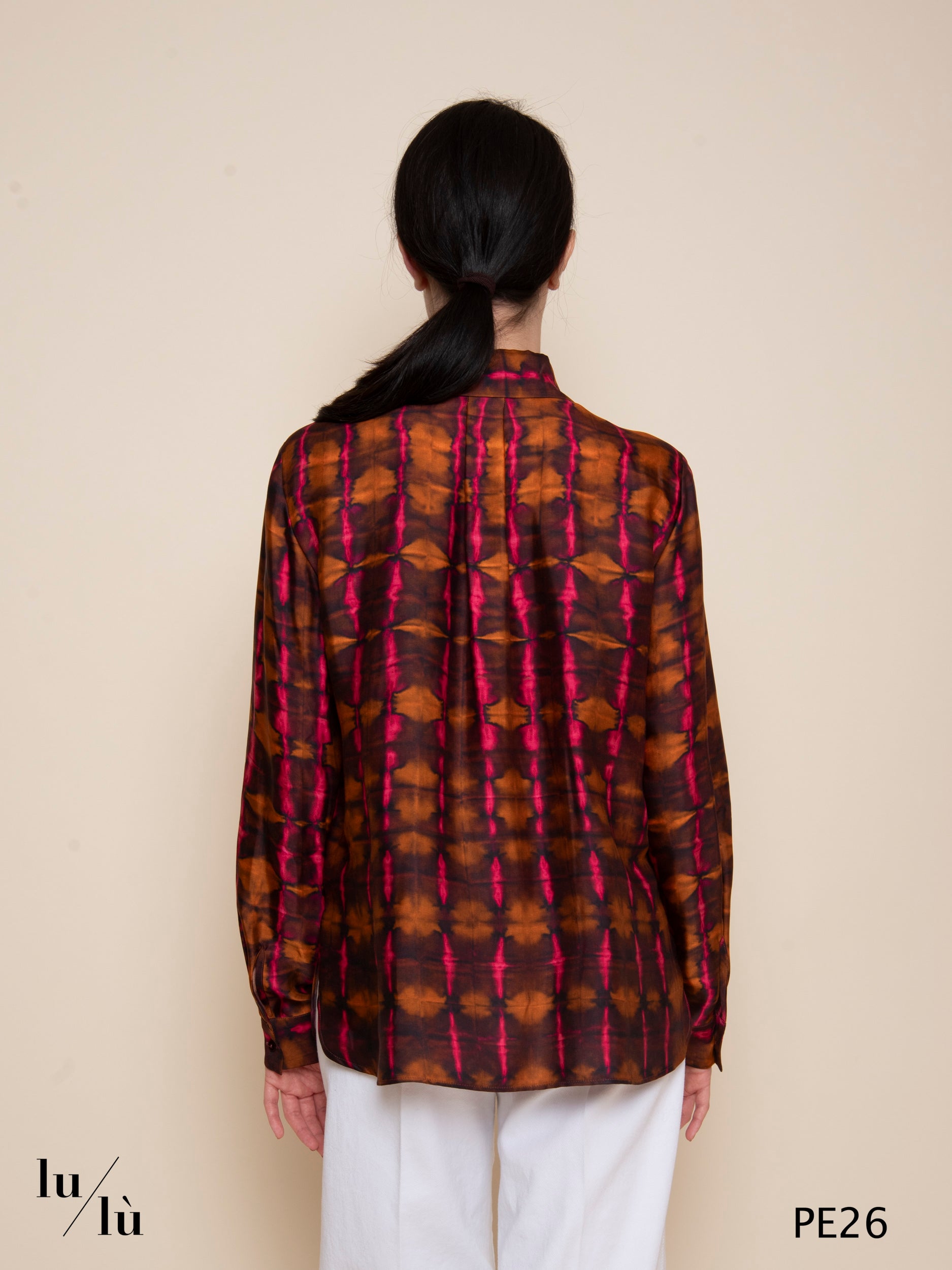 Arles - Blusa donna stampata in viscosa