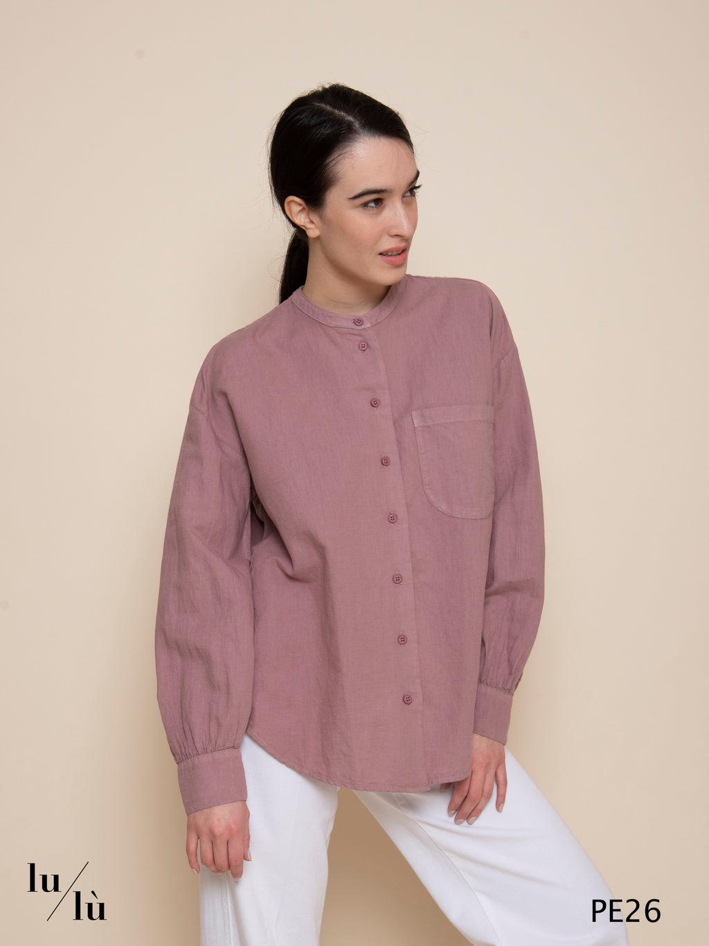 Salomè - Blusa donna in lino e cotone