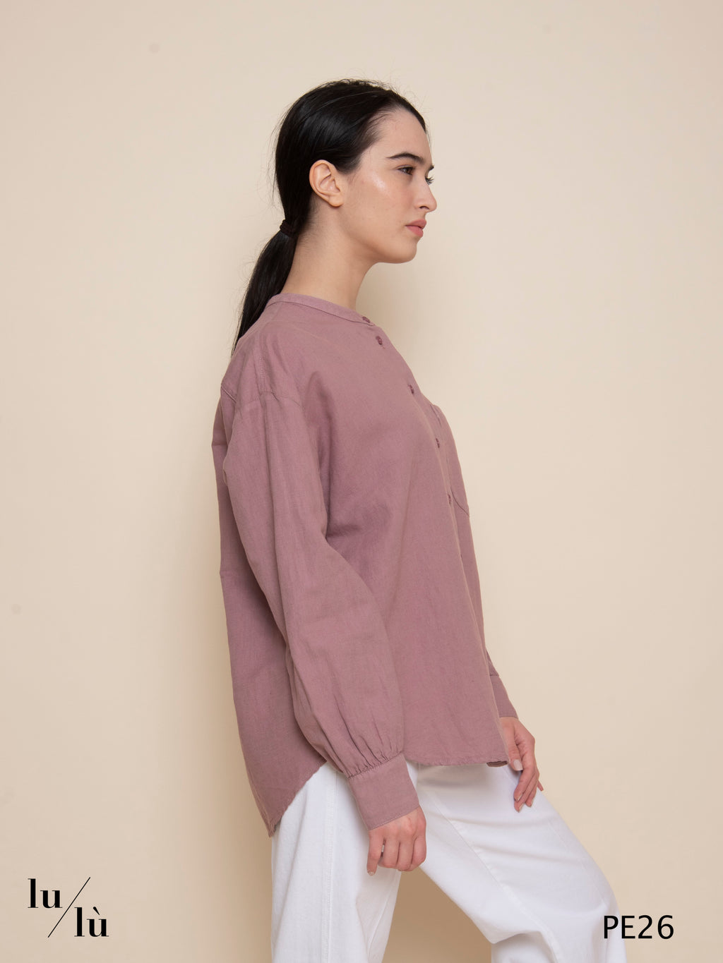 Salomè - Blusa donna in lino e cotone