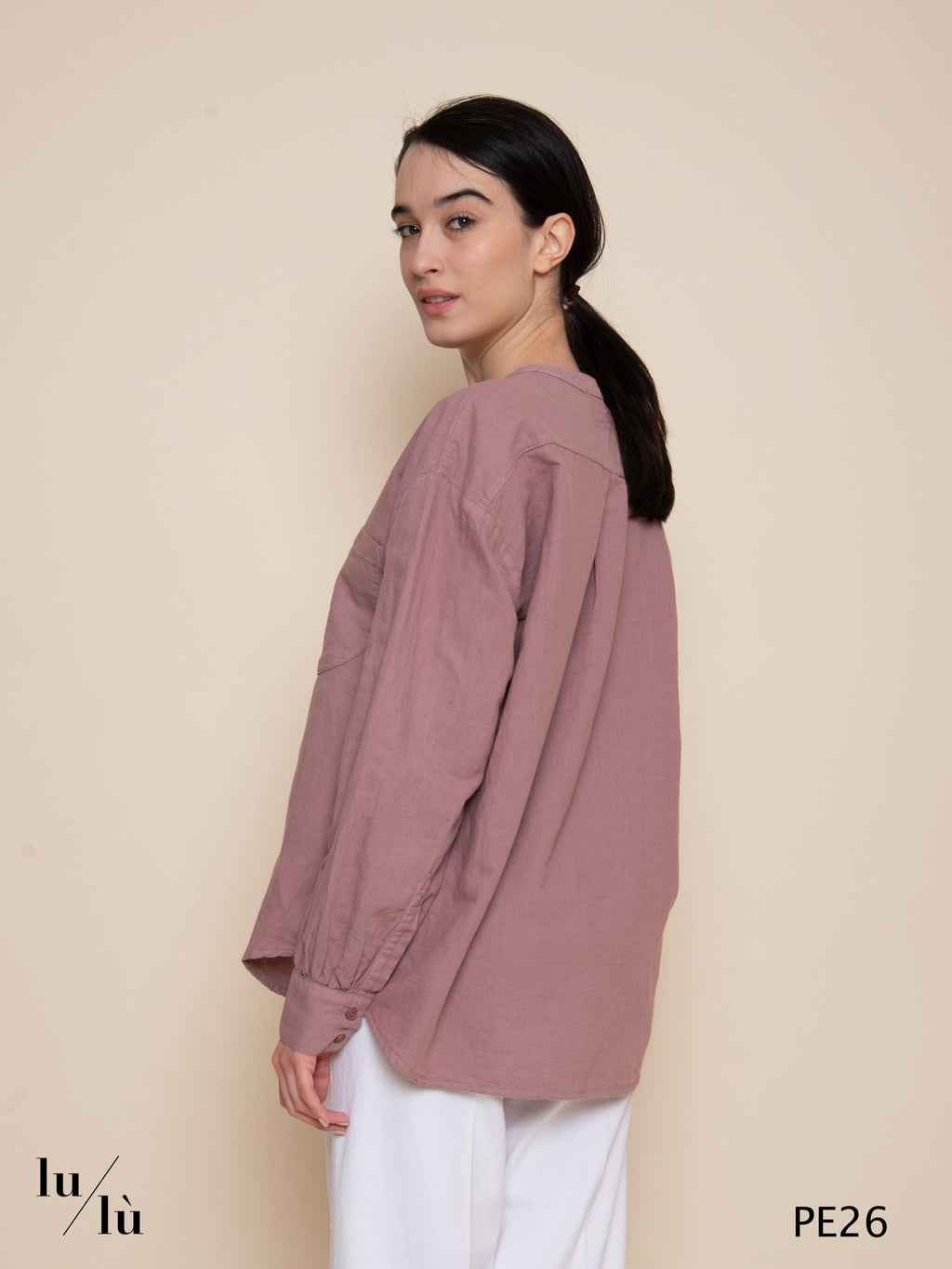 Salomè - Blusa donna in lino e cotone