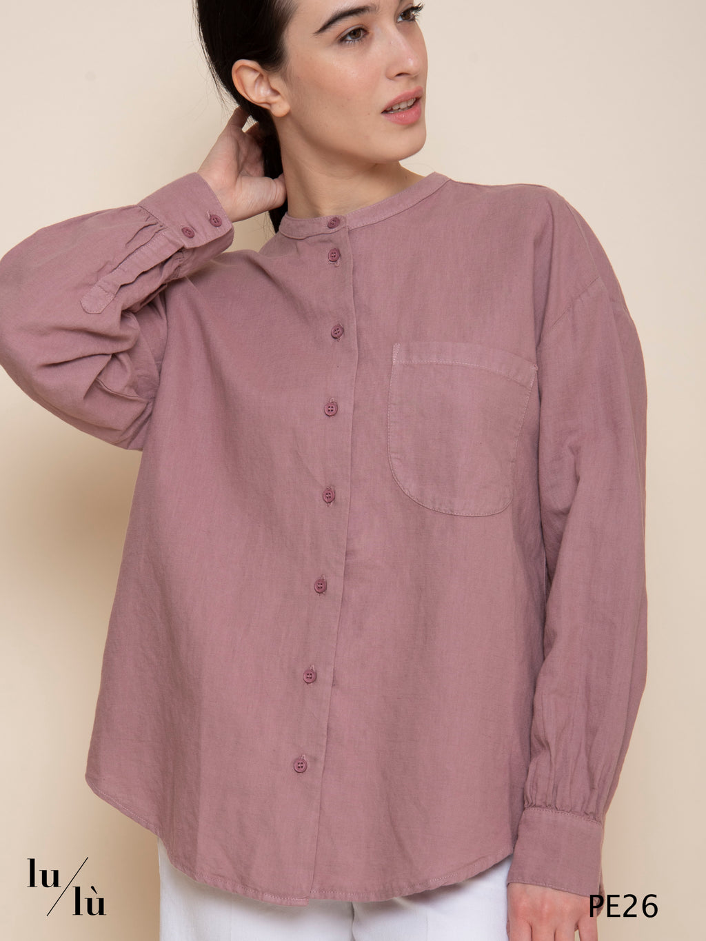 Salomè - Blusa donna in lino e cotone