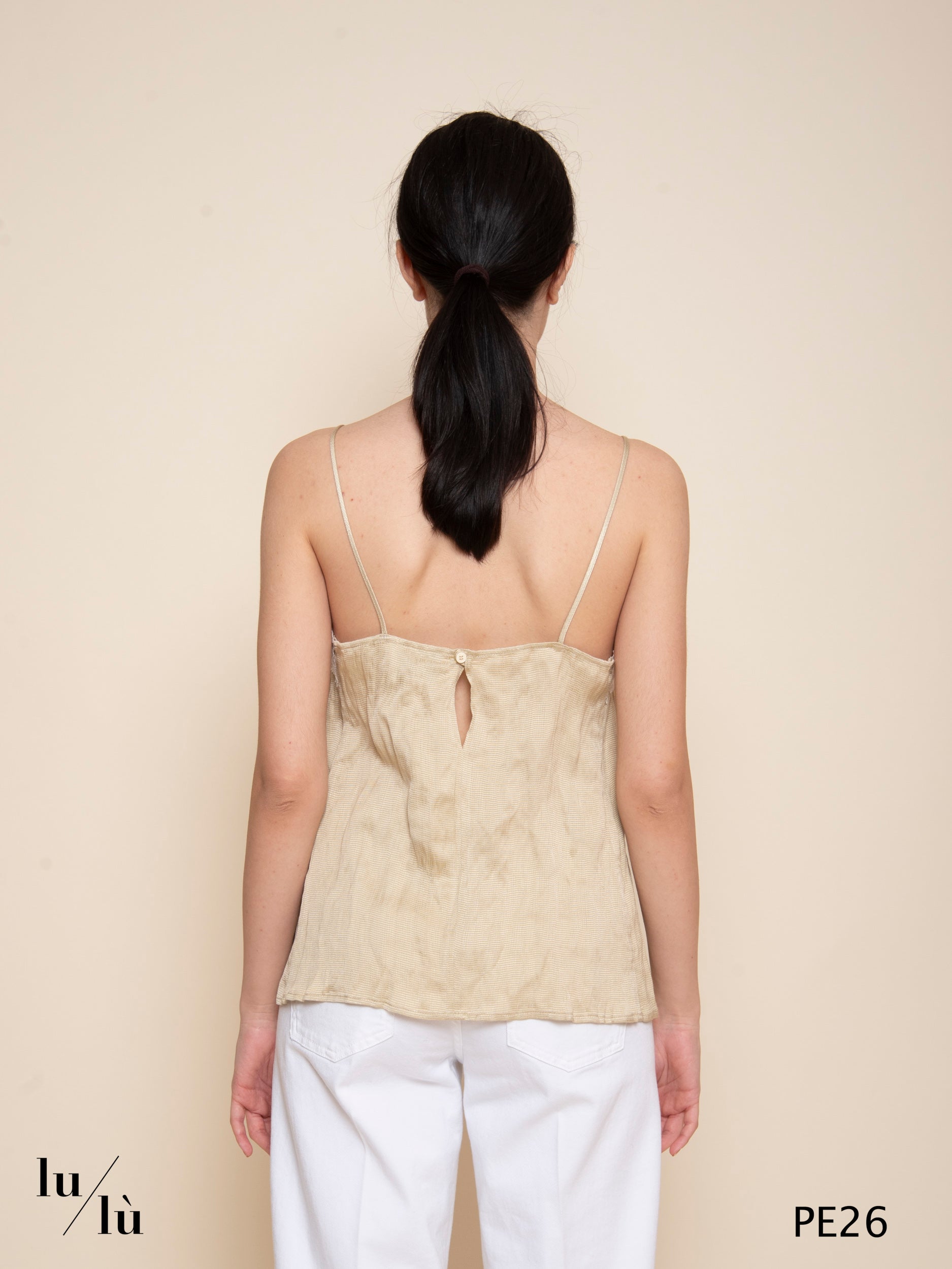 Binna - Top donna lingerie con pizzo in viscosa