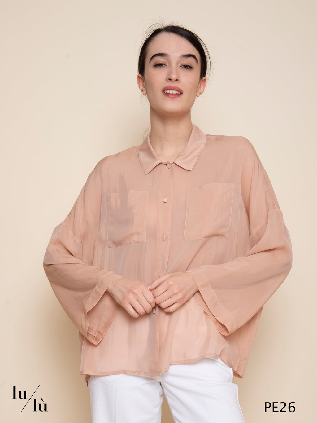 Calla - Blusa donna in seta e viscosa