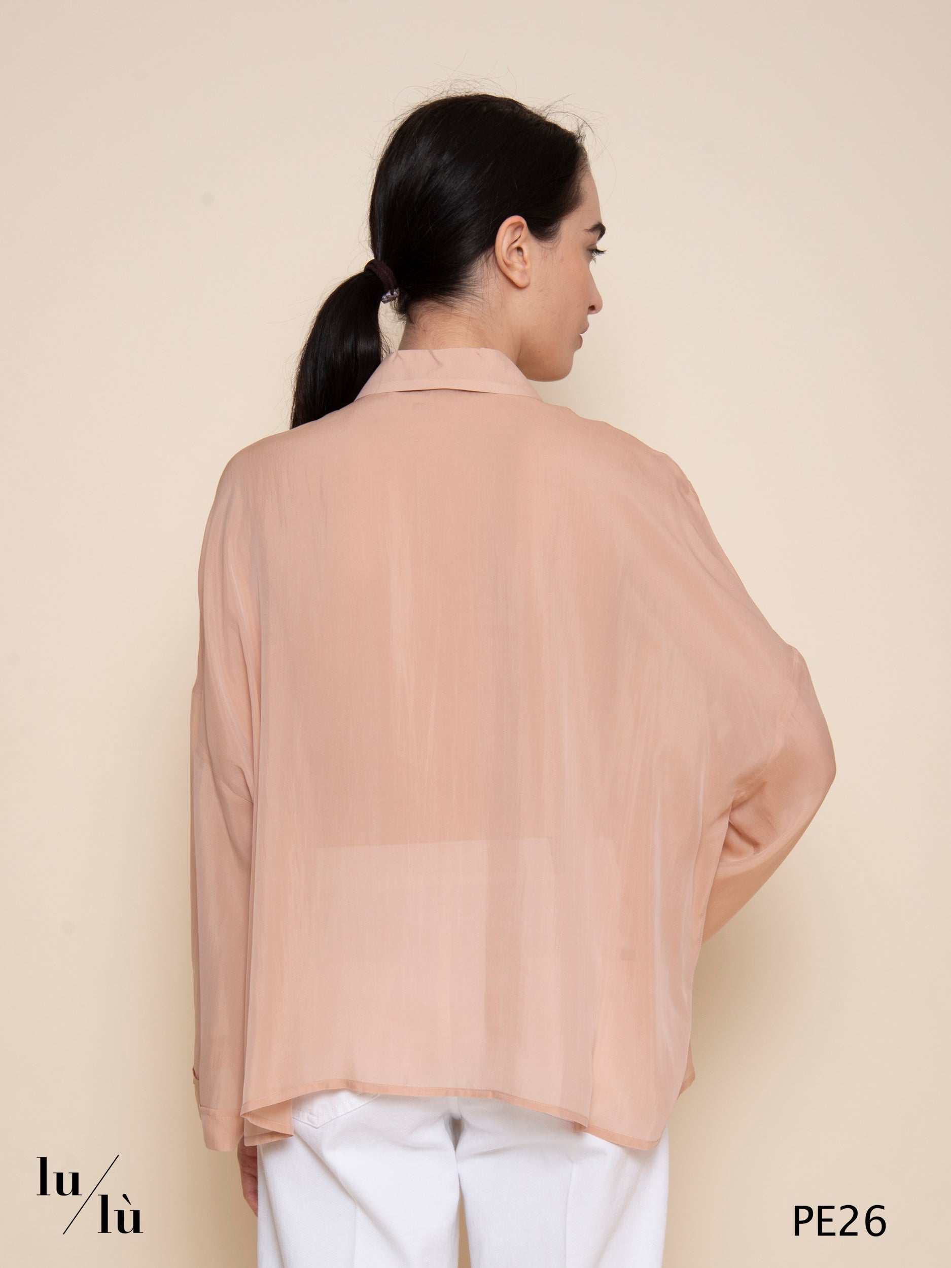 Calla - Blusa donna in seta e viscosa