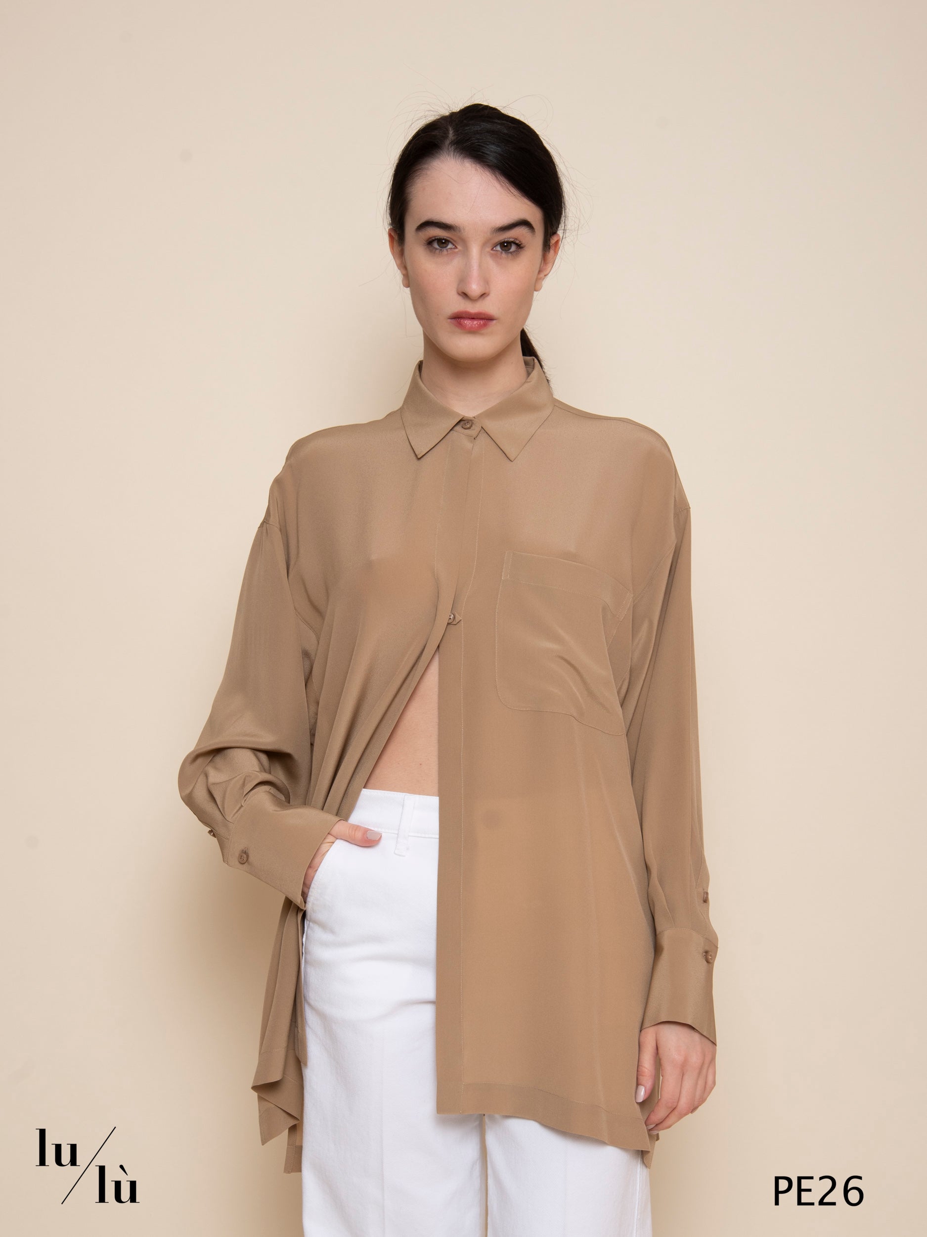 Loose - Camicia donna loose fit in seta