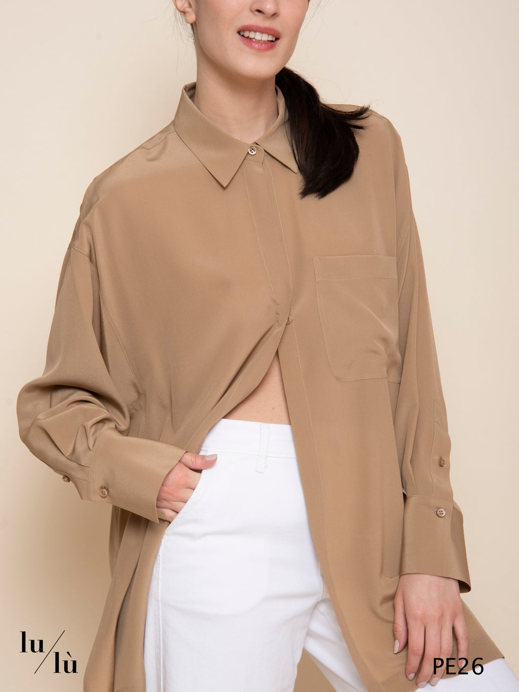 Loose - Camicia donna loose fit in seta