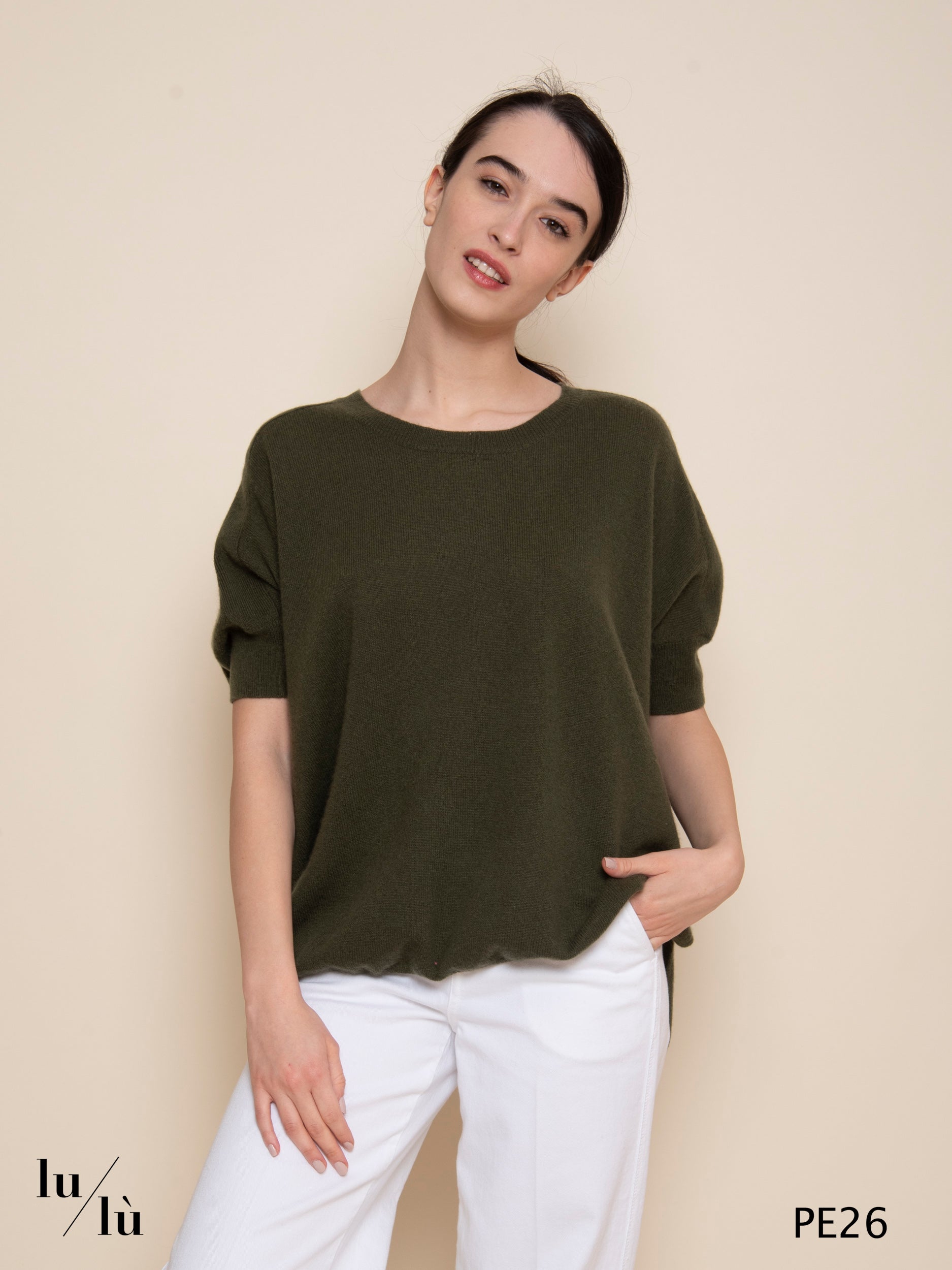 Joyce Green - Poncho donna in cashmere