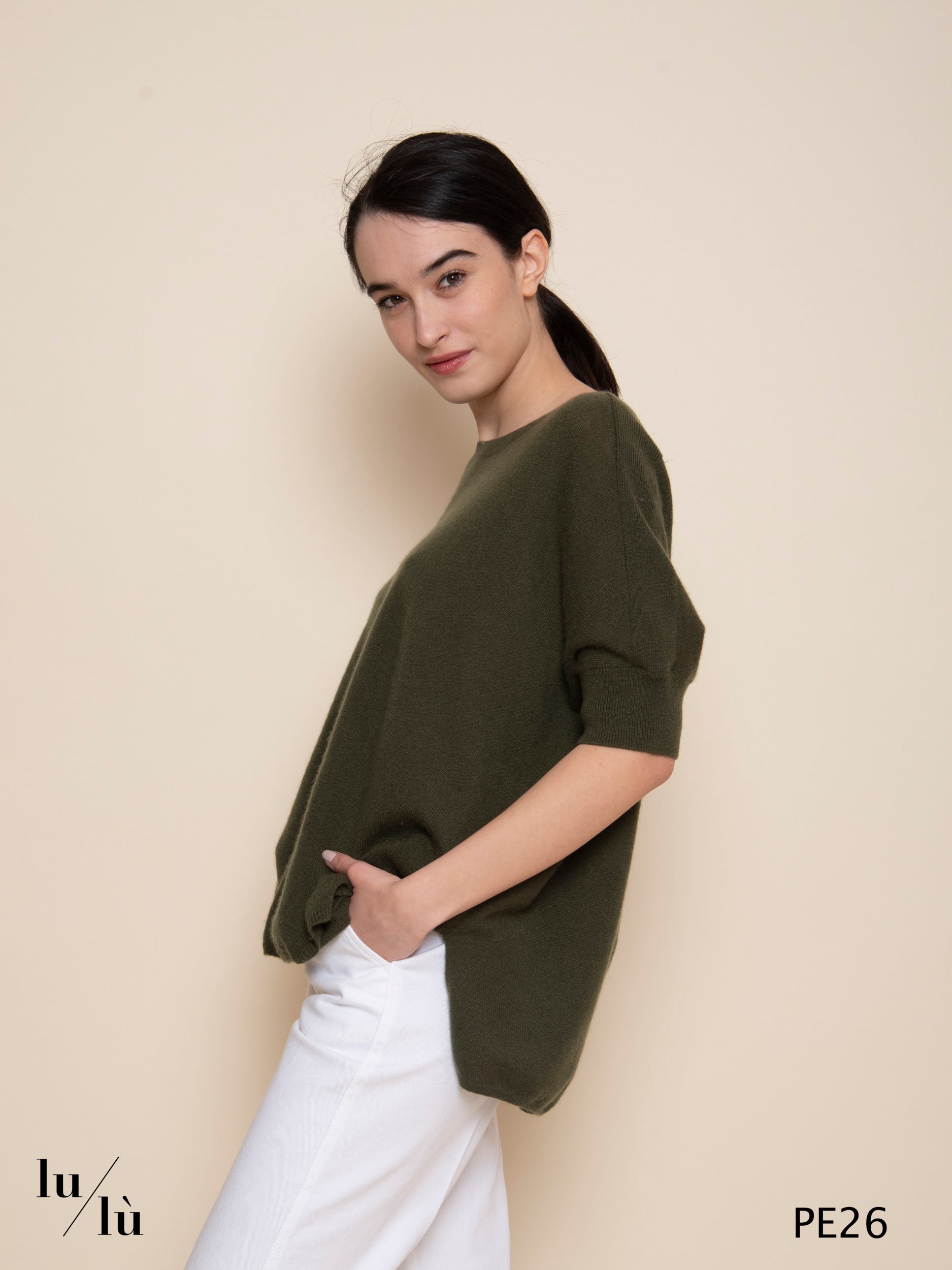 Joyce Green - Poncho donna in cashmere