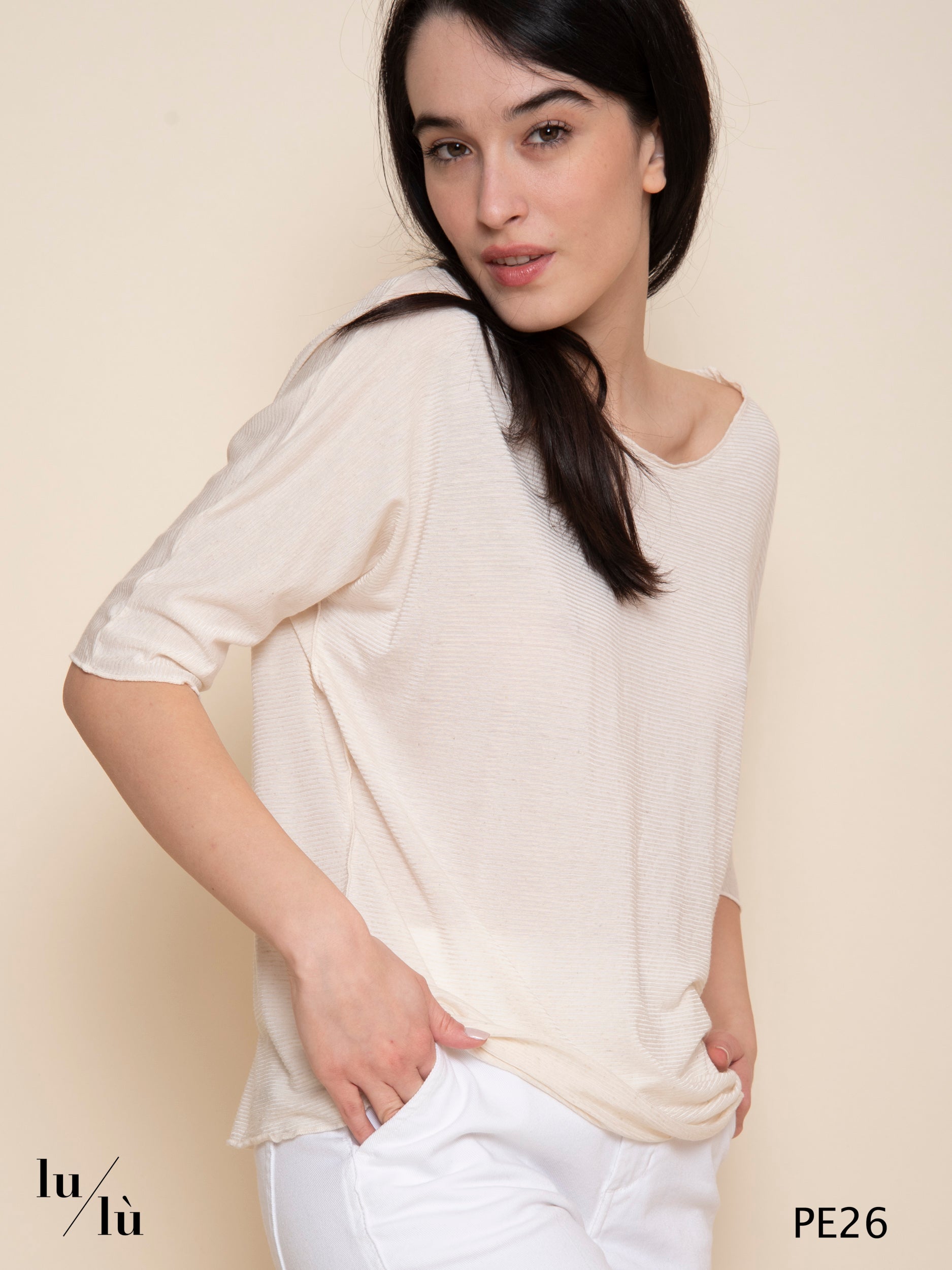 Bao Chau Ivory - T-shirt donna rigata